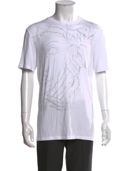 Versace Collection Graphic Print Crew Neck T-Shirt