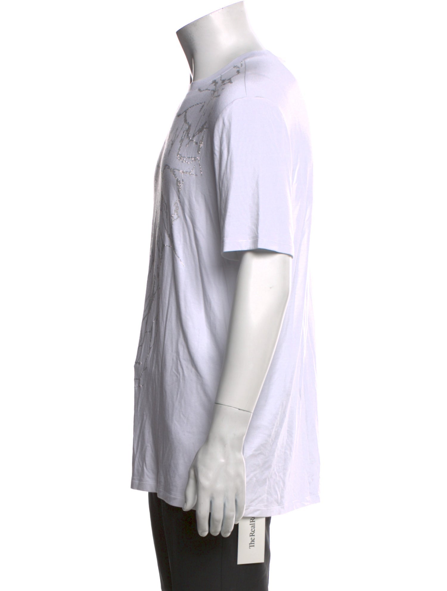 Versace Collection Graphic Print Crew Neck T-Shirt