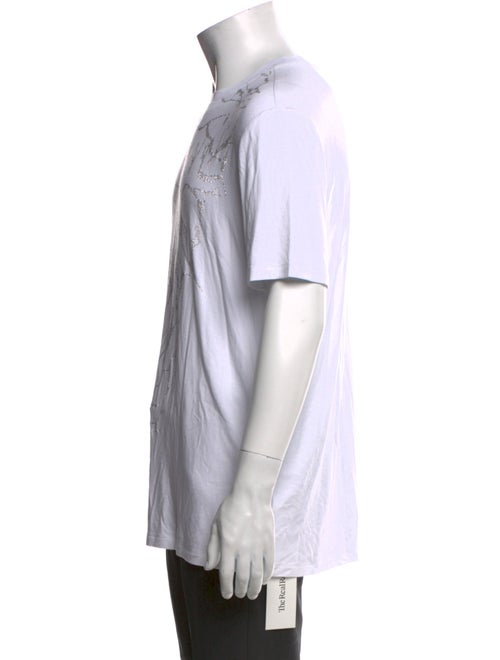 Versace Collection Graphic Print Crew Neck T-Shirt