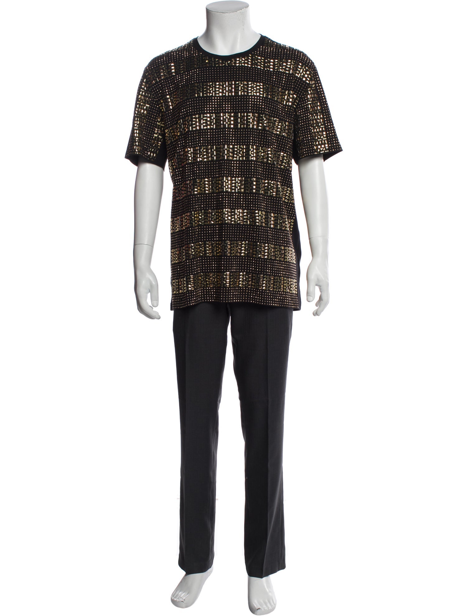 Versace Collection Crew Neck Short Sleeve T-Shirt