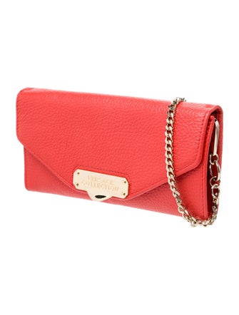 Versace Collection Leather Clutch