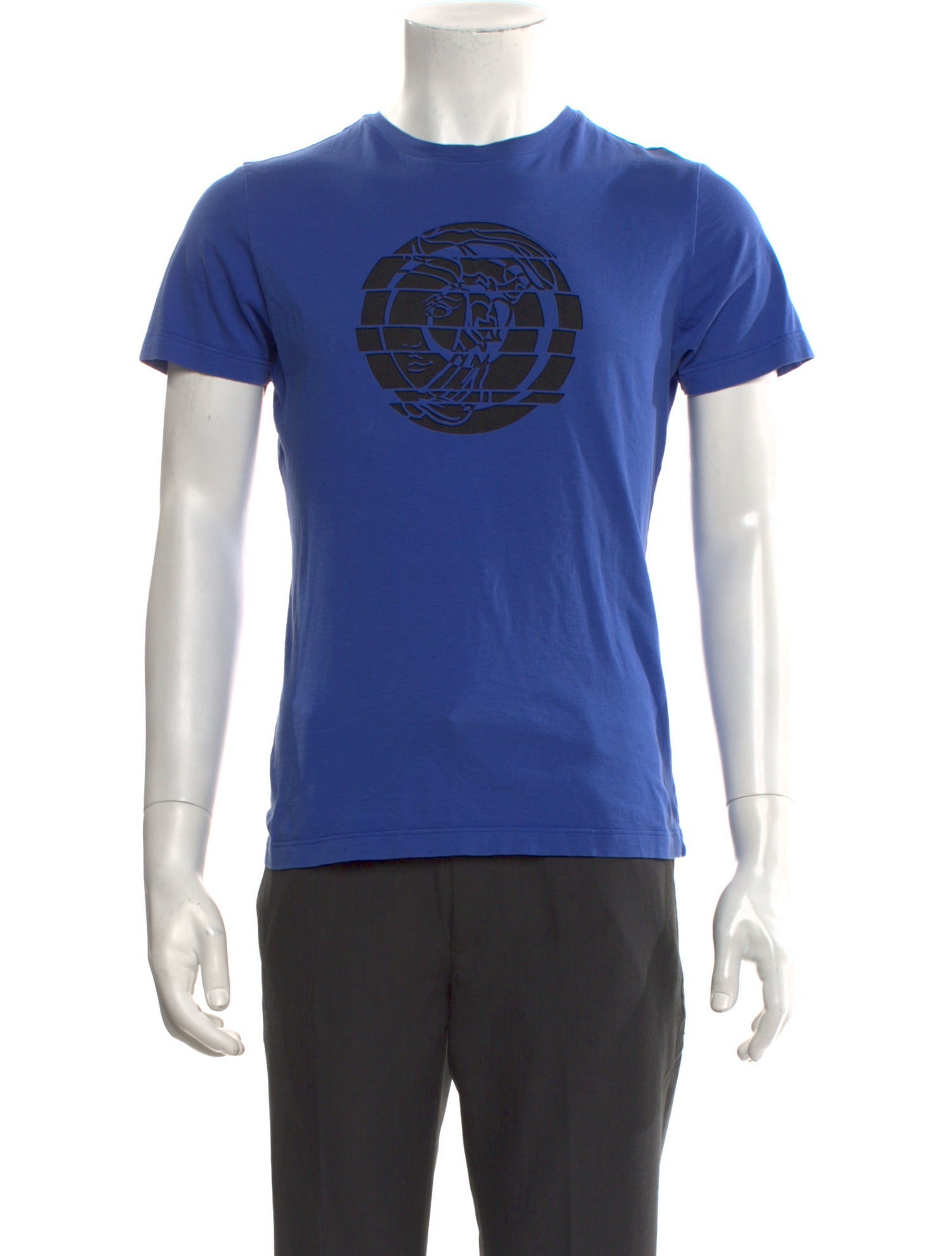 Versace Collection Graphic Print Crew Neck T-Shirt