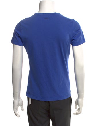 Versace Collection Graphic Print Crew Neck T-Shirt