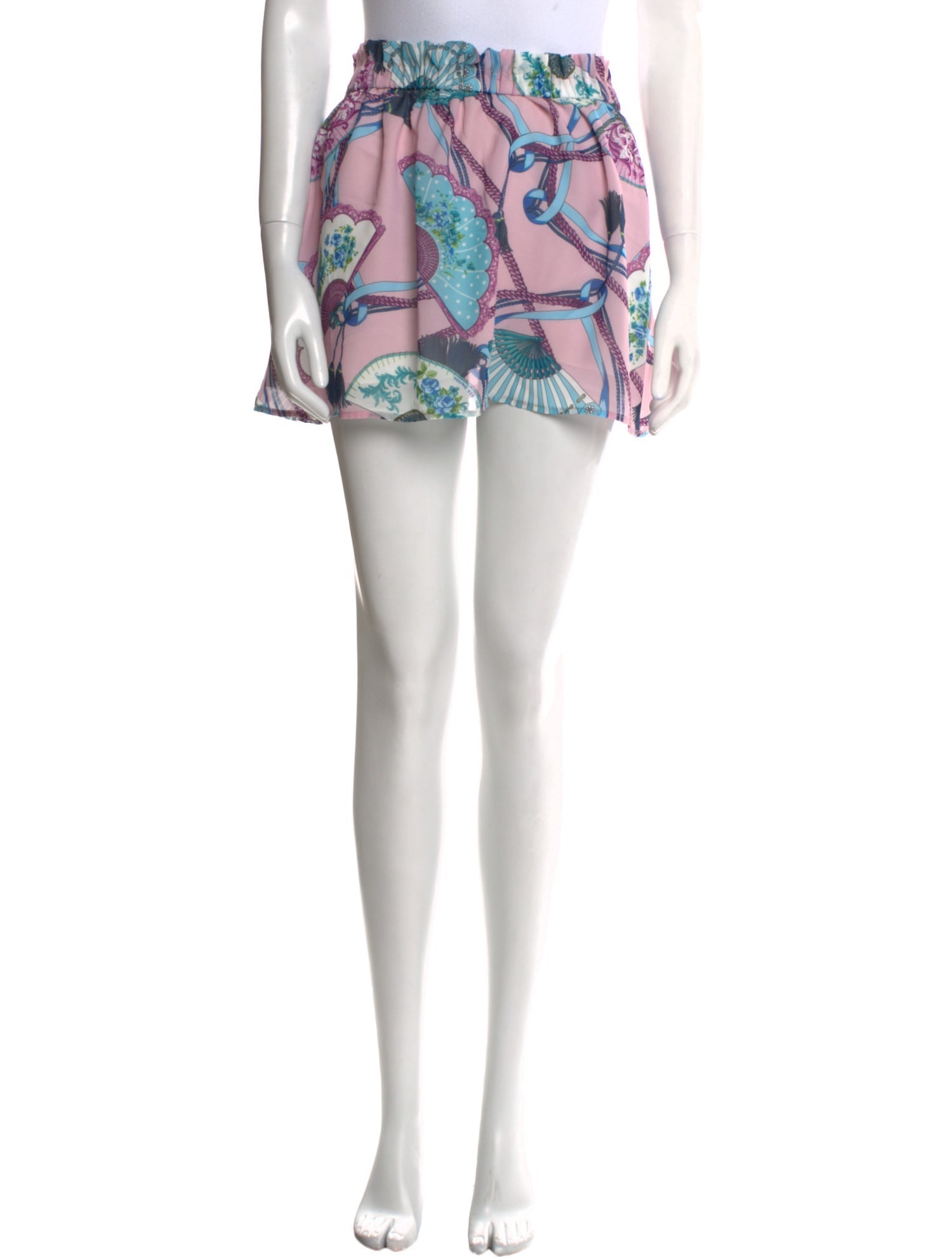 Young Versace Pattern Print Skirt