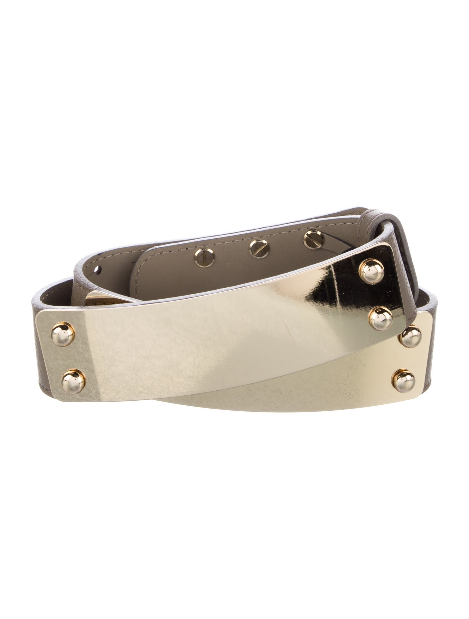 Versace Collection Leather Waist Belt