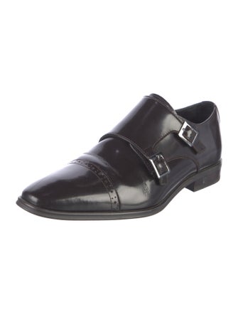 Versace Collection Leather Monk Straps