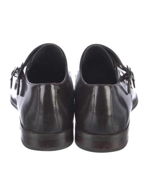 Versace Collection Leather Monk Straps