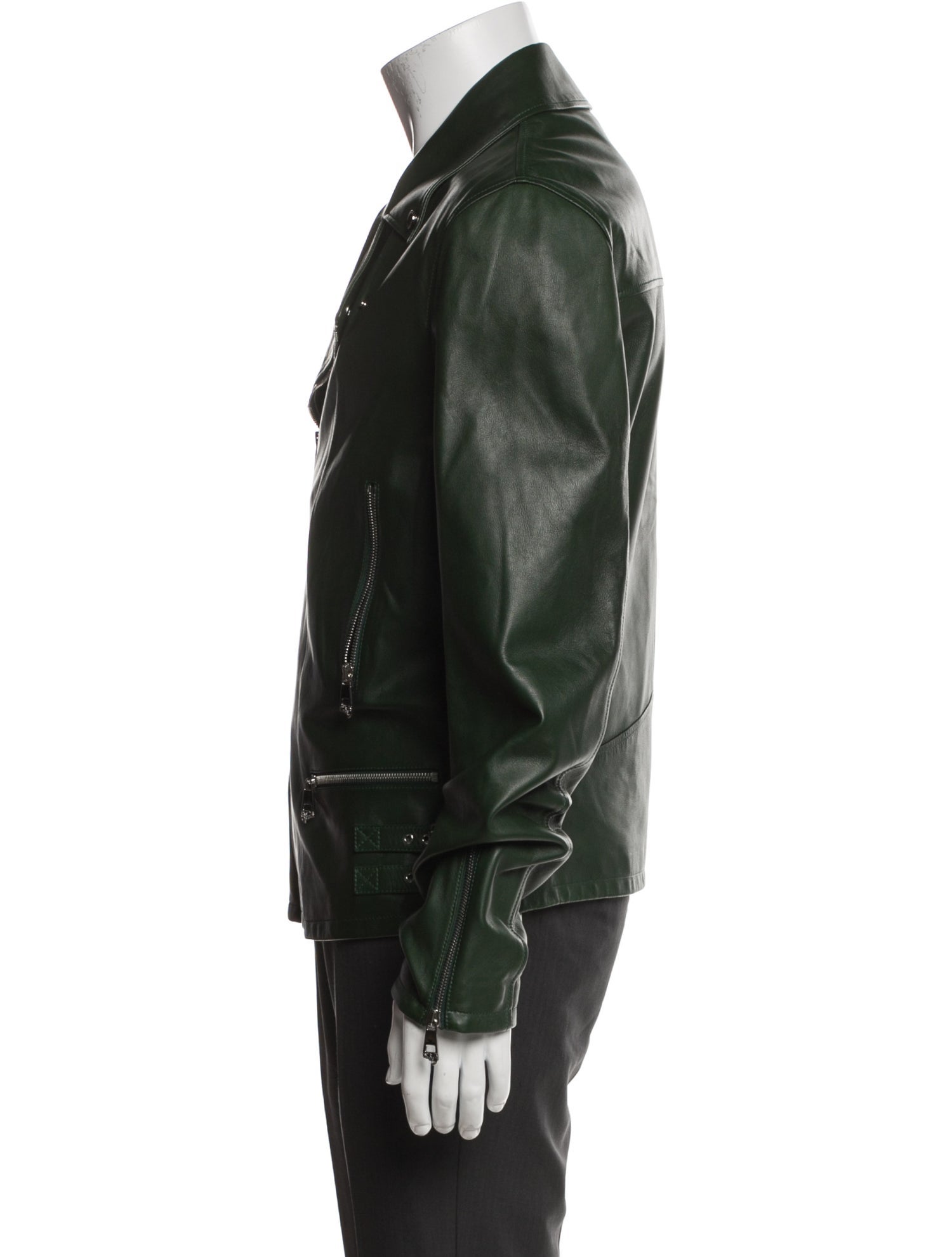 Versace Collection Lambskin Moto Jacket w/ Tags