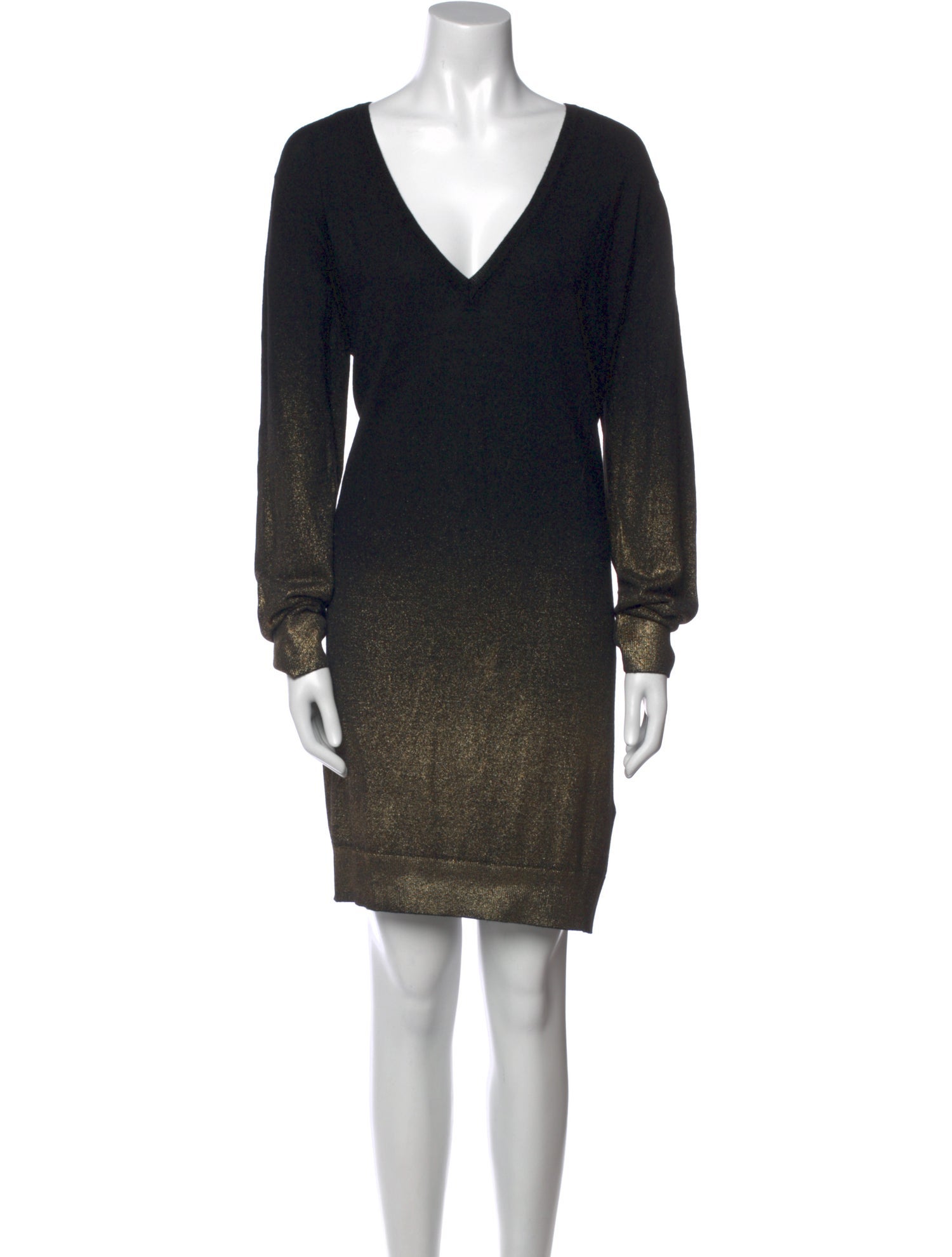 Versace Collection V-Neck Mini Dress