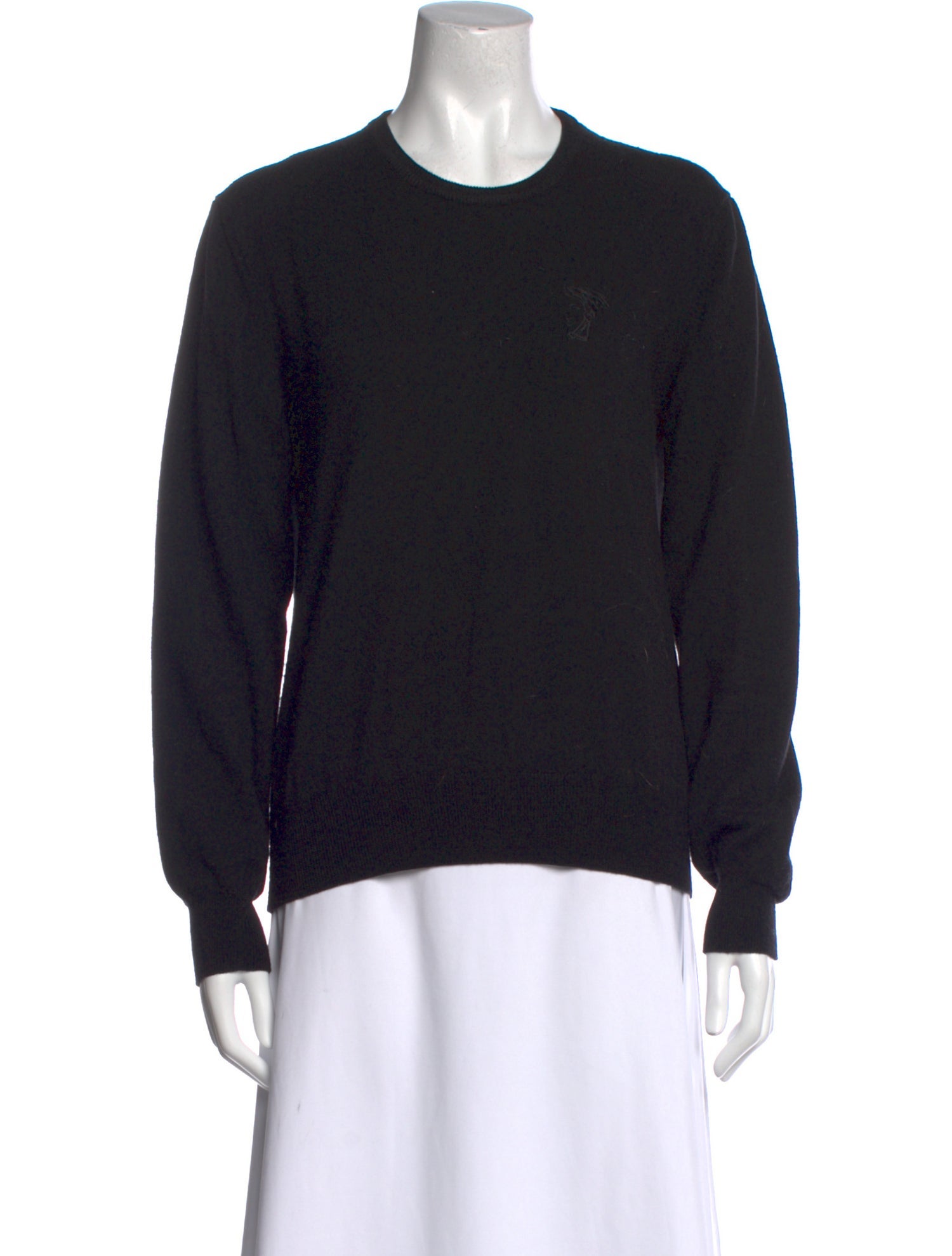 Versace Collection Wool Crew Neck Sweater