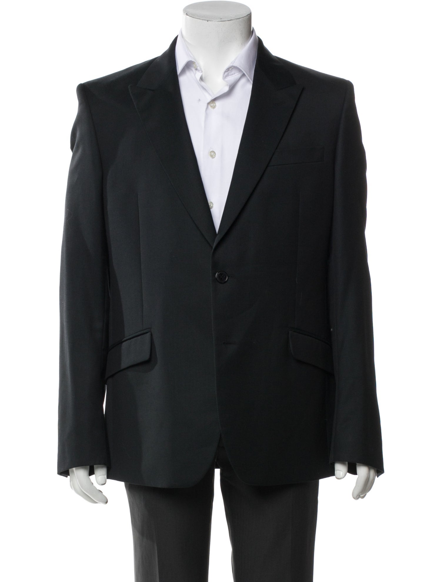 Versace Collection Virgin Wool Peacoat