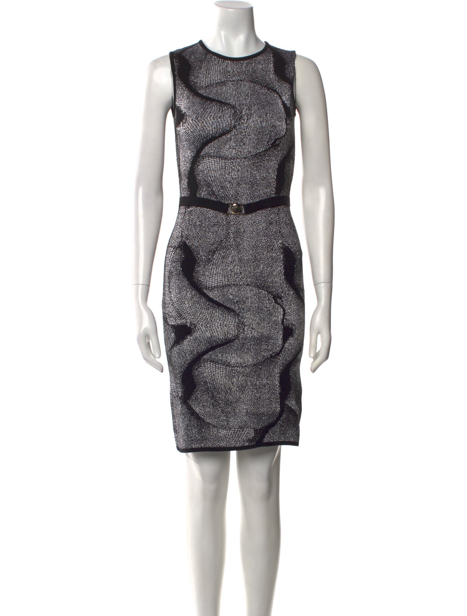 Versace Collection Printed Mini Dress