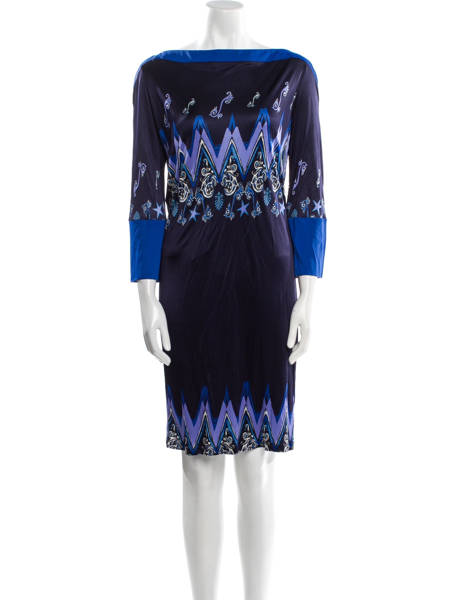 Versace Collection Printed Mini Dress