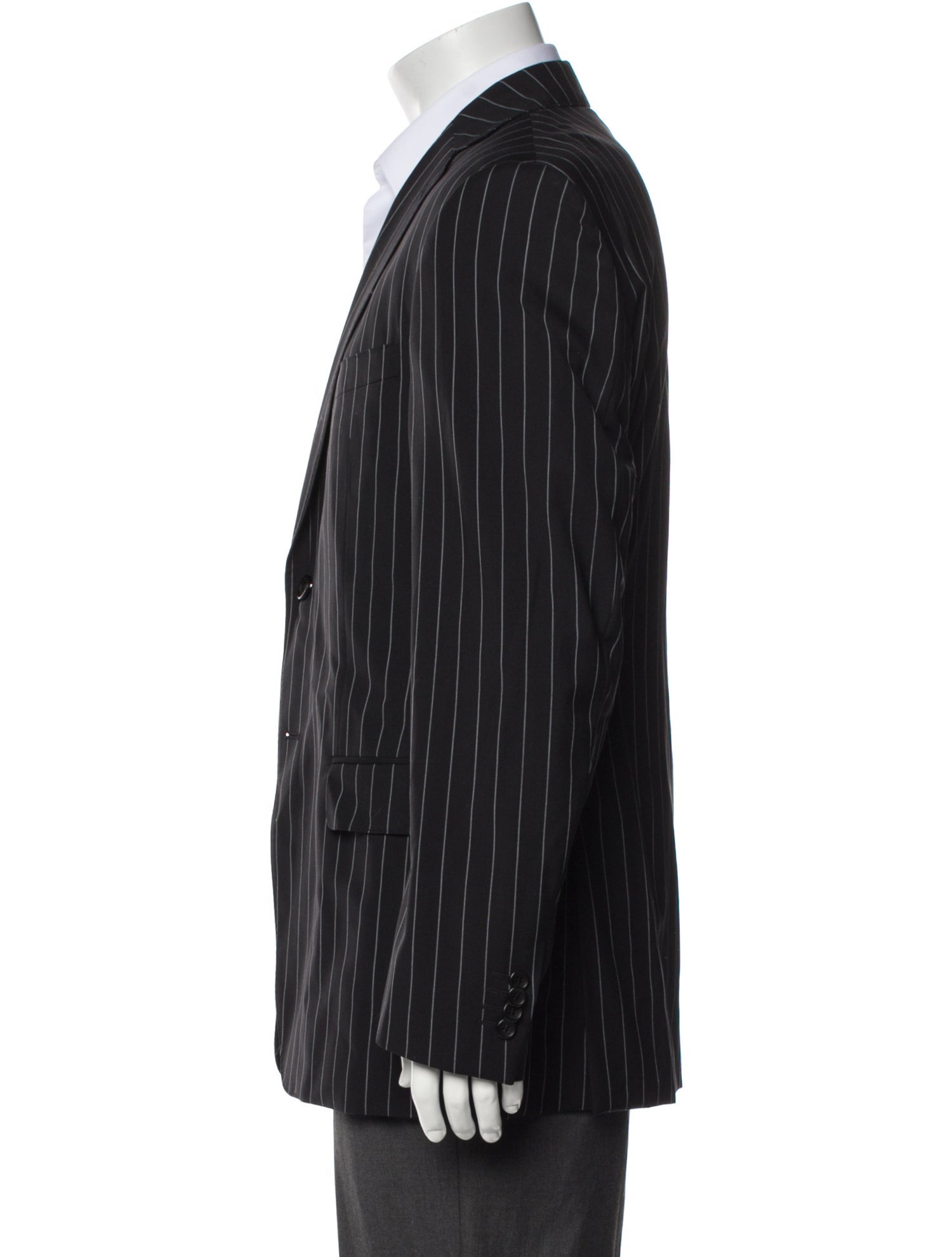 Versace Collection Wool Striped Blazer