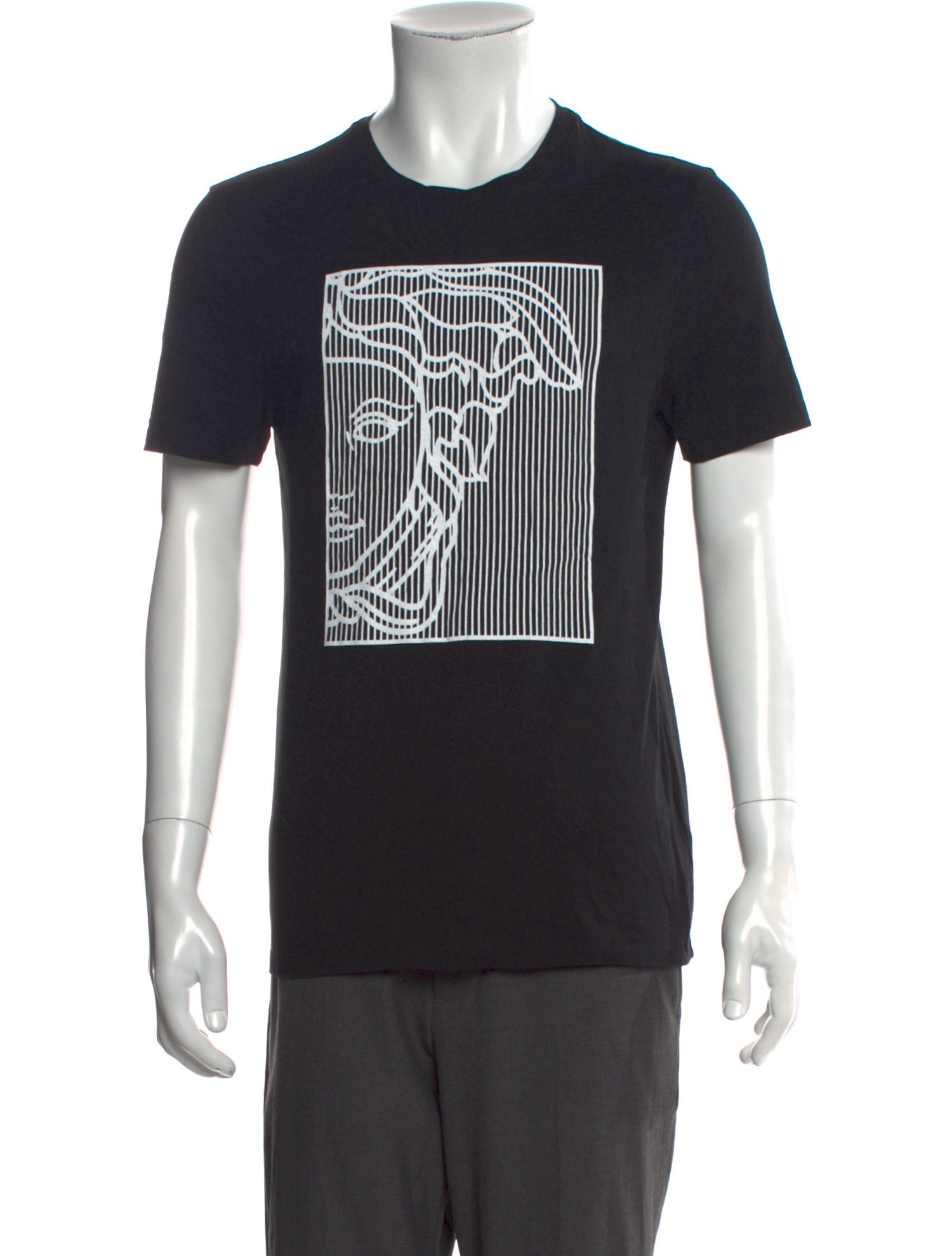 Versace Collection Graphic Print Short Sleeve Shirt