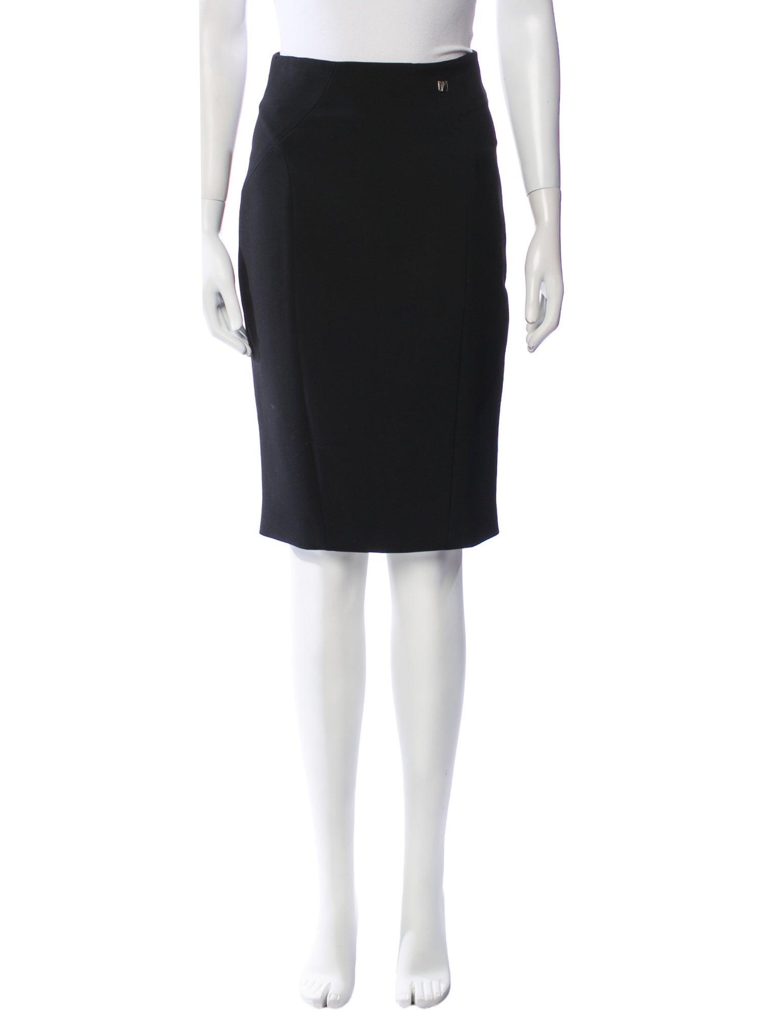 Versace Collection Lace Trim Embellishment Knee-Length Skirt