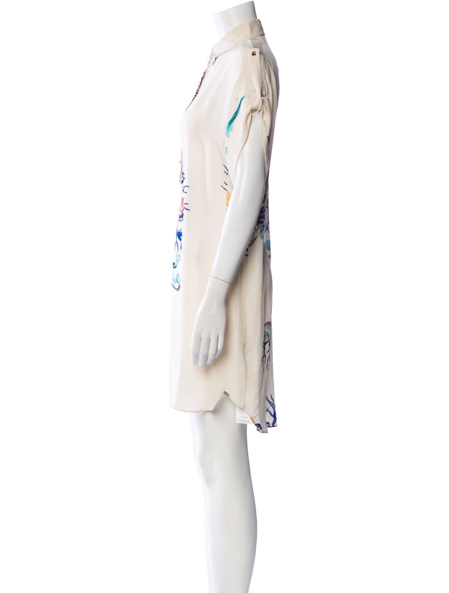 Versace Collection Silk Knee-Length Dress