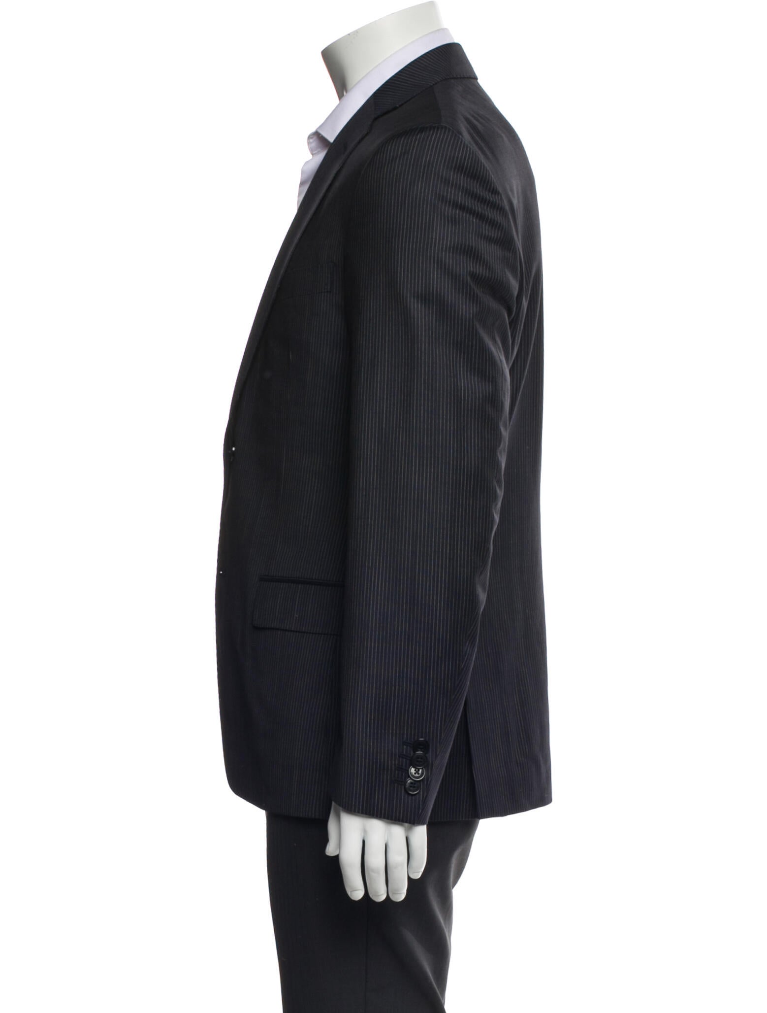 Versace Collection Wool Striped Blazer