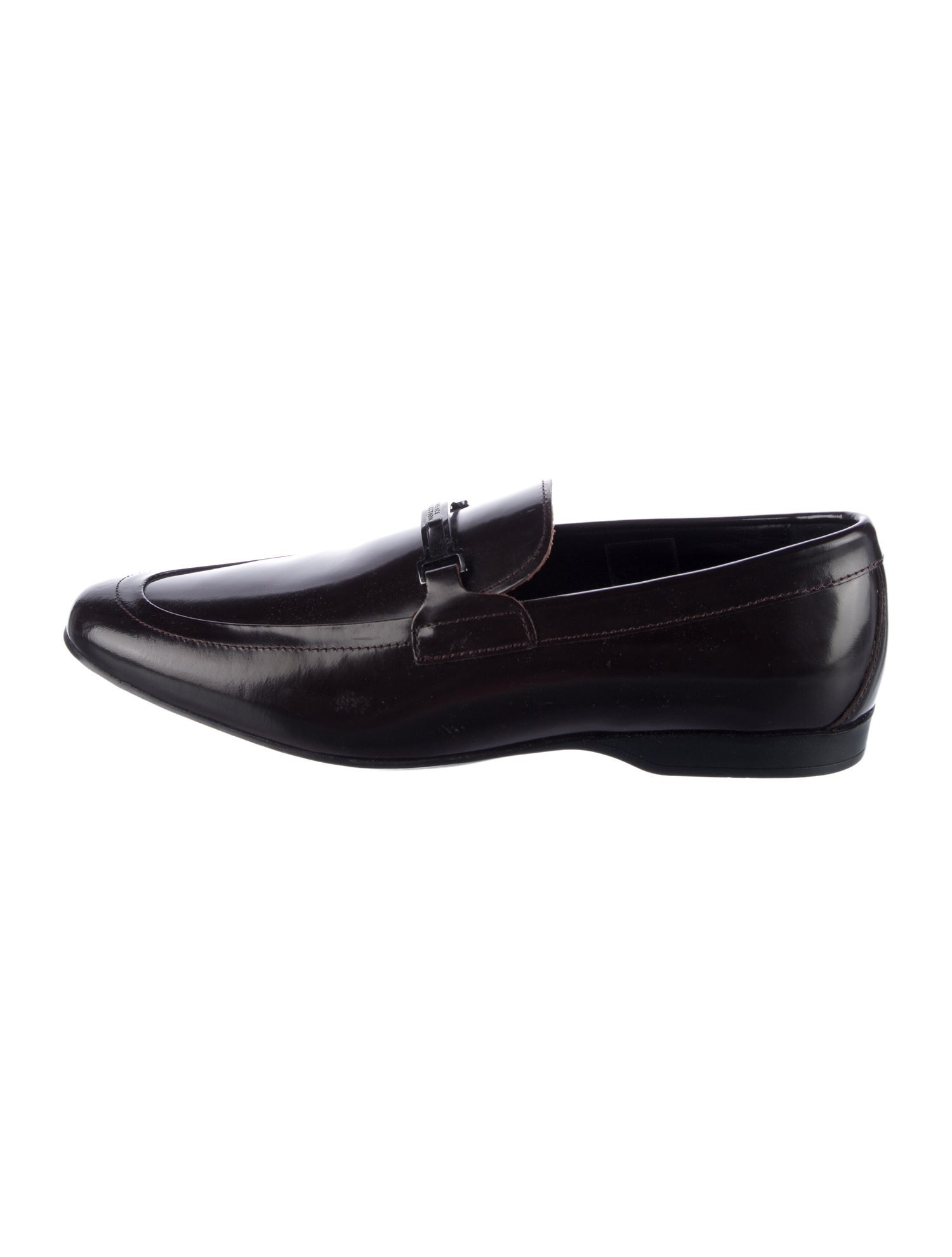 Versace Collection Patent Leather Loafers