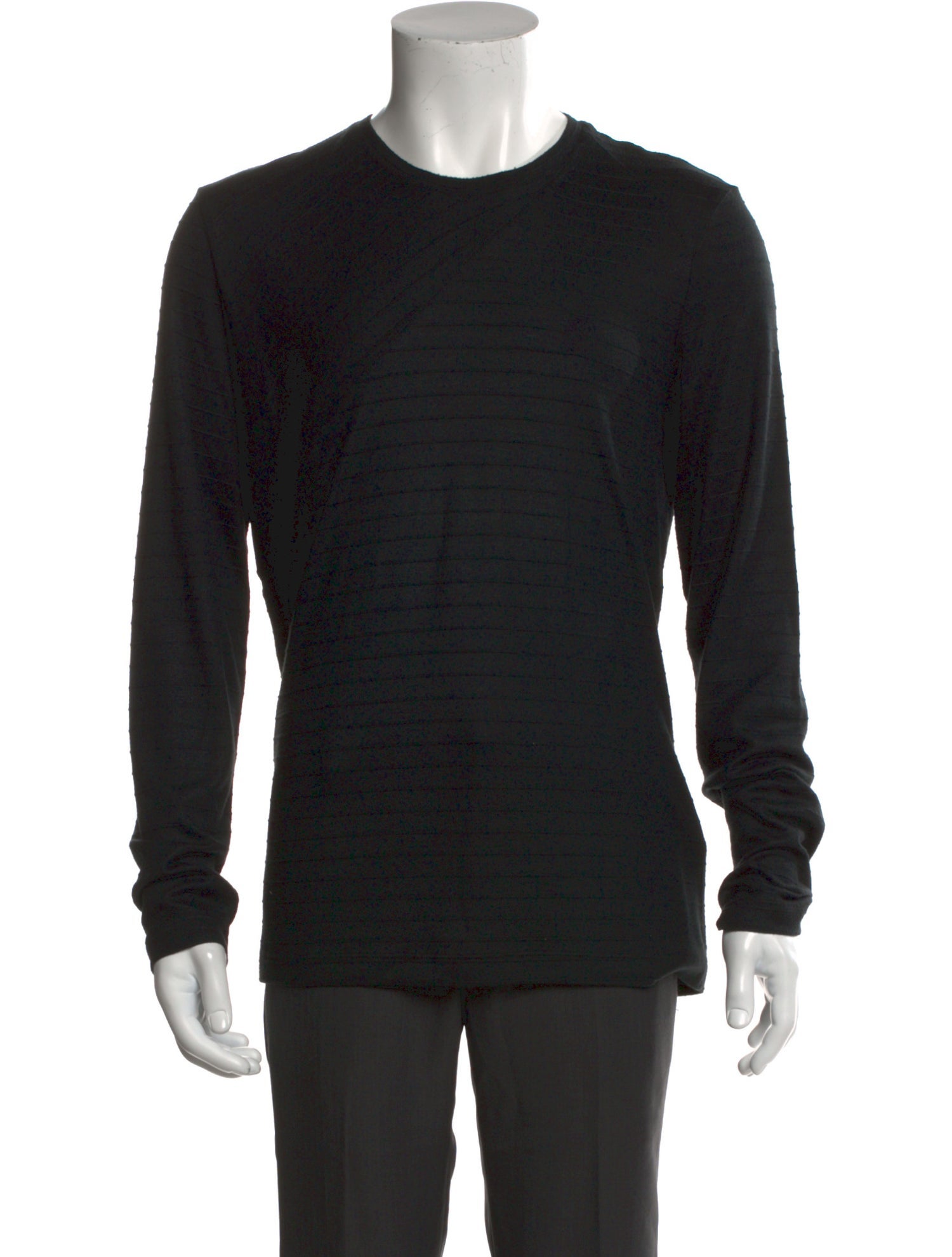 Versace Collection Patterned Crew Neck T-Shirt