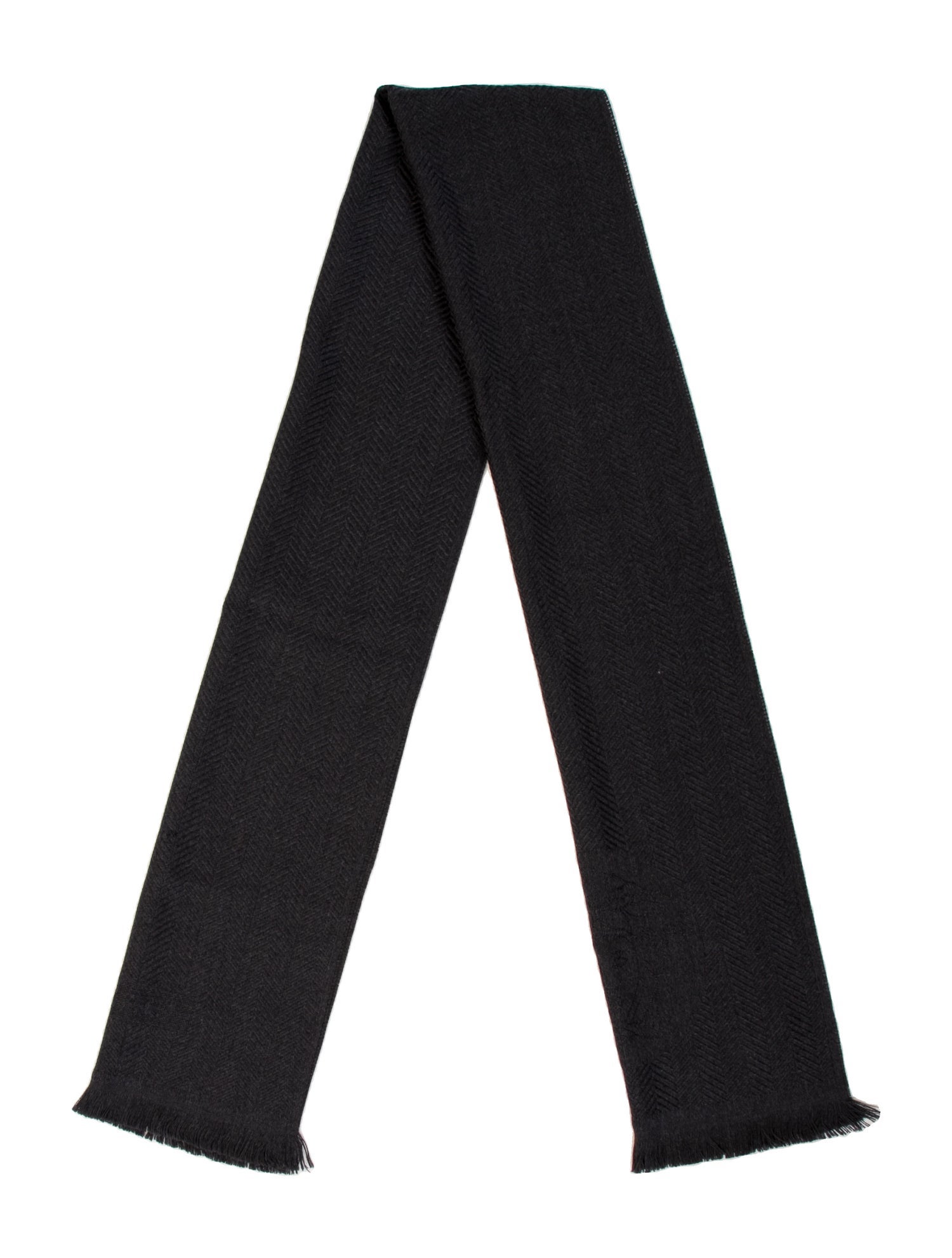 Versace Collection 'Pursuit of Happiness' Striped Harness Cashmere Scarf