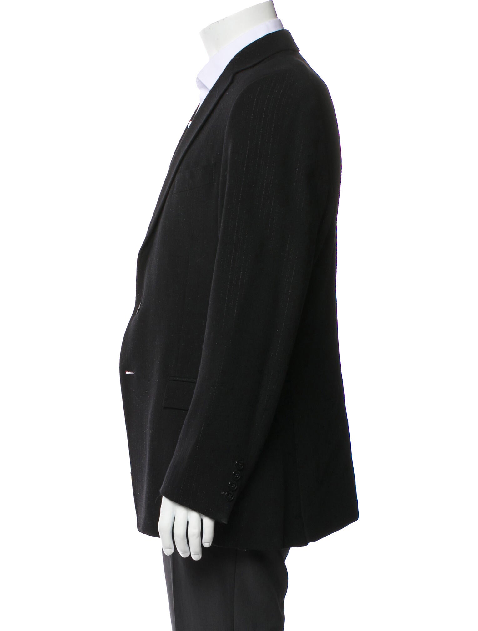 Versace Collection Wool Striped Blazer