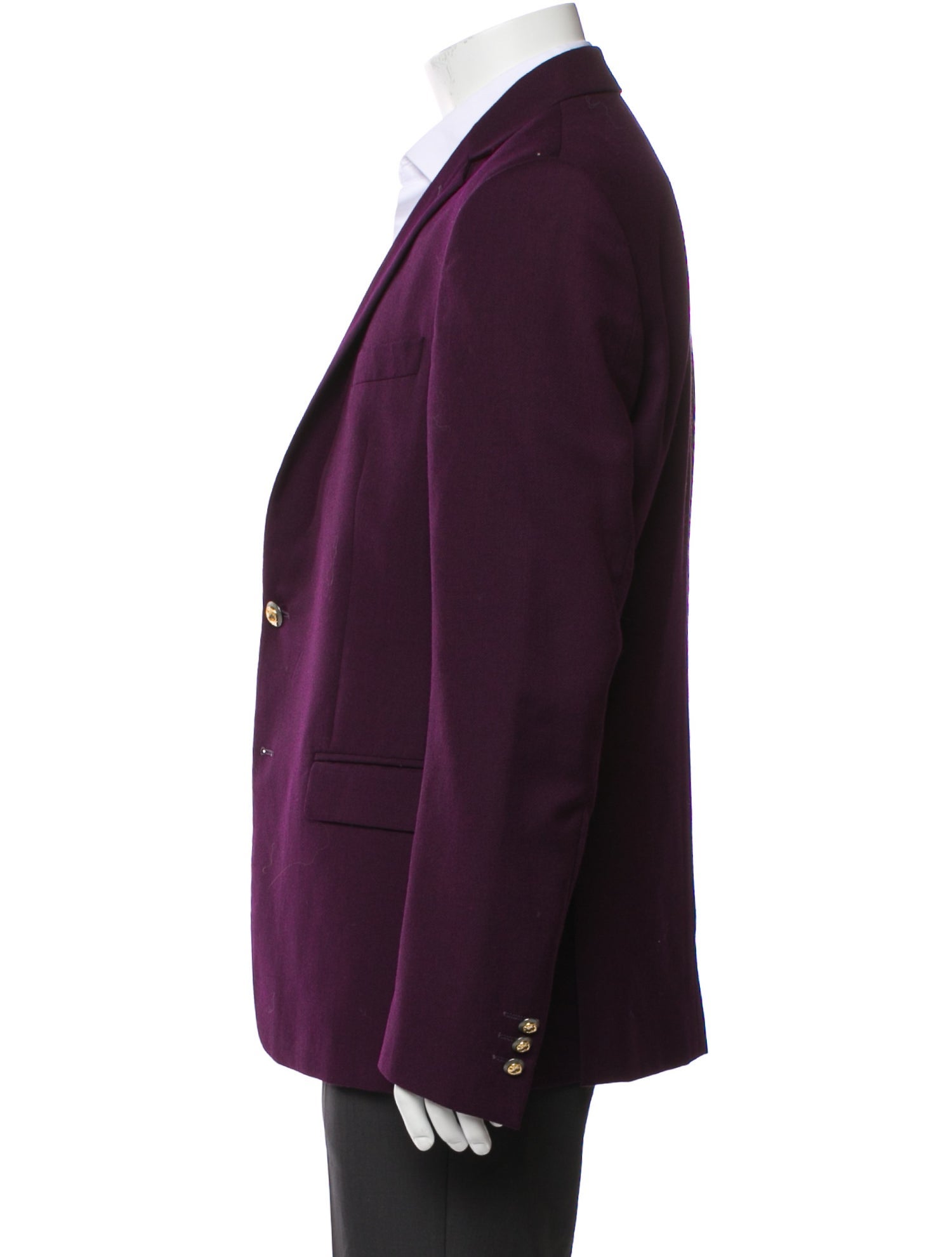 Versace Collection Solid Wool Blazer