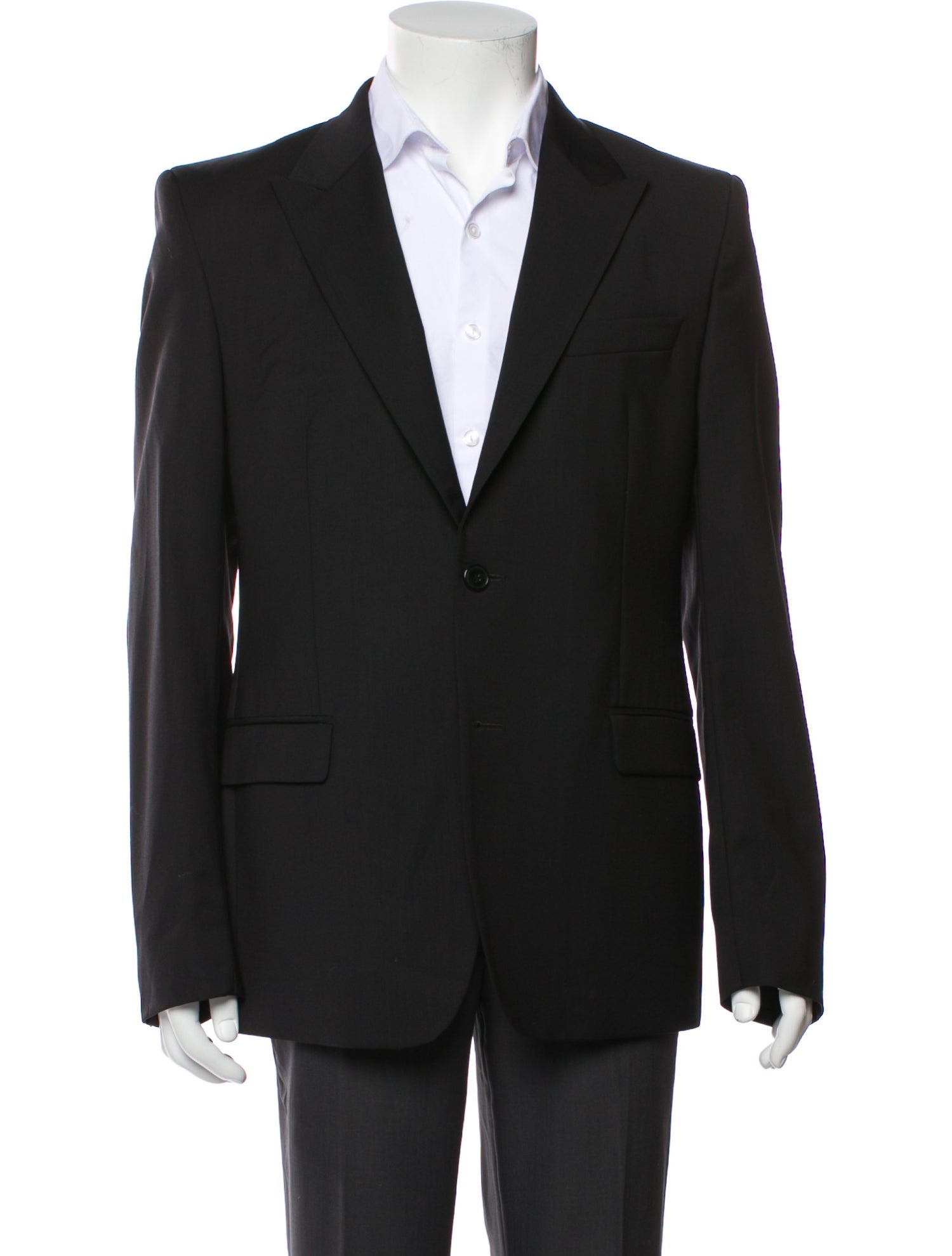 Versace Collection Solid Wool Blazer