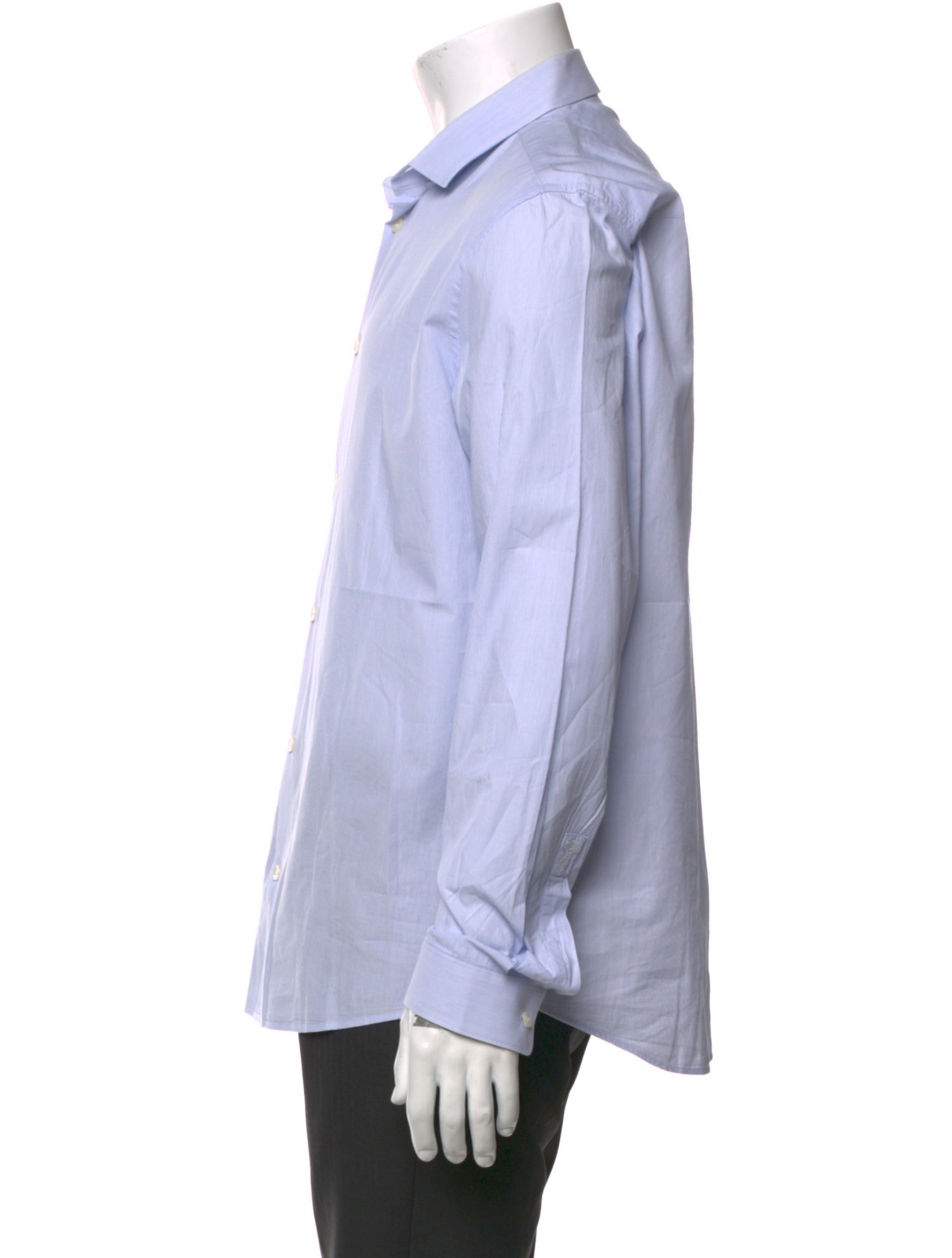 Versace Collection Medusa Insignia Long Sleeve Dress Shirt