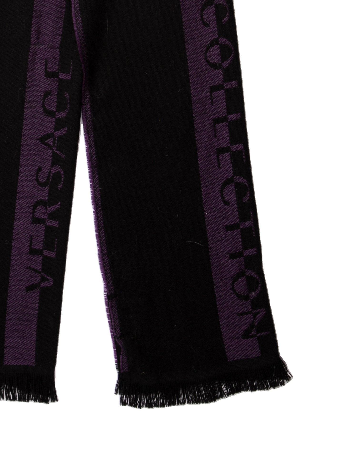 Versace Collection Wool Printed Scarf