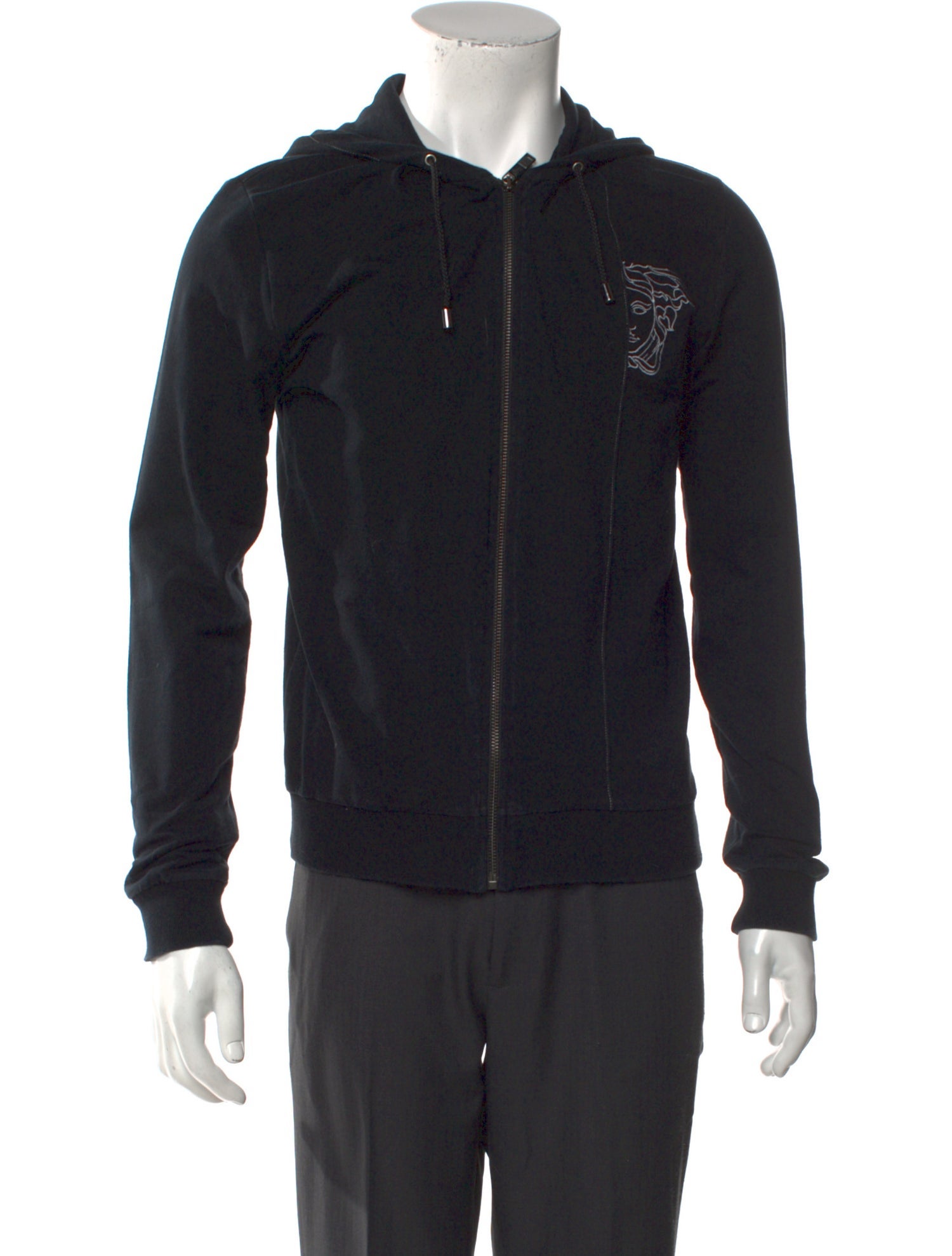 Versace Collection Medusa Insignia Crew Neck Hoodie