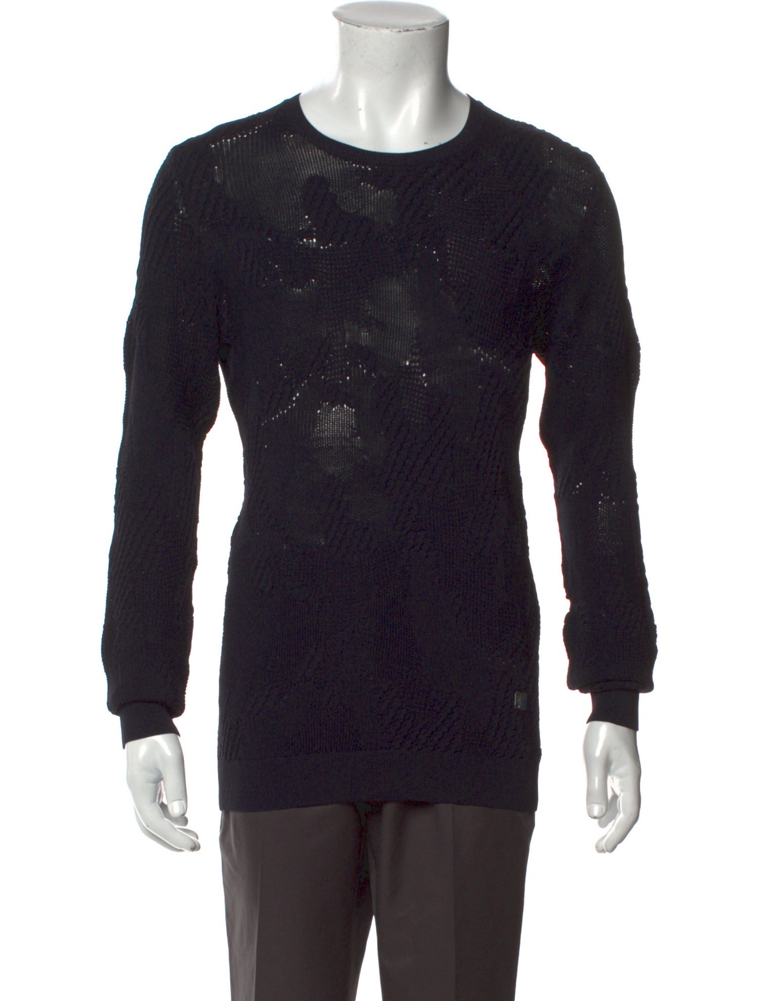 Versace Collection Medusa Insignia Crew Neck Pullover