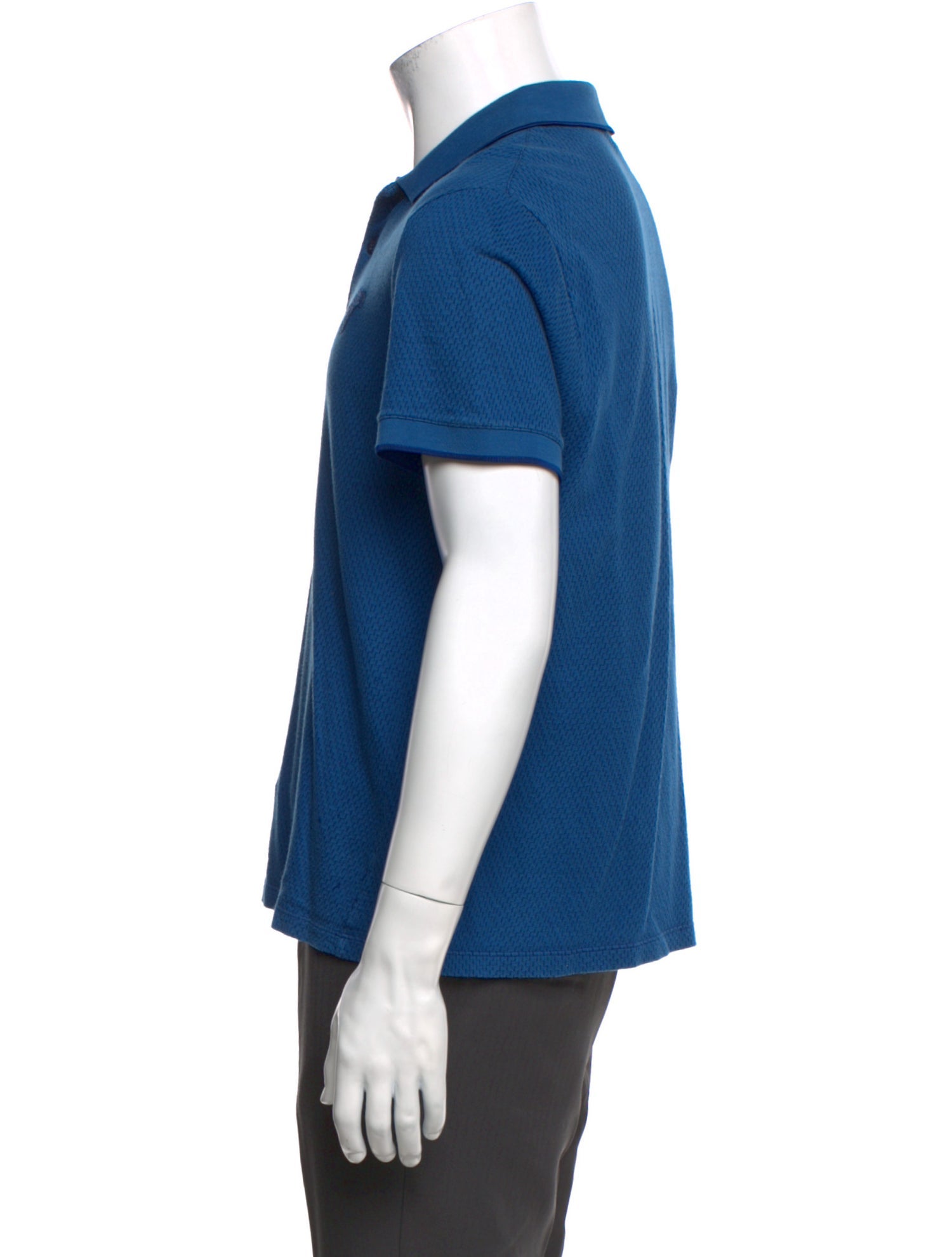 Versace Collection Collar Short Sleeve Polo Shirt