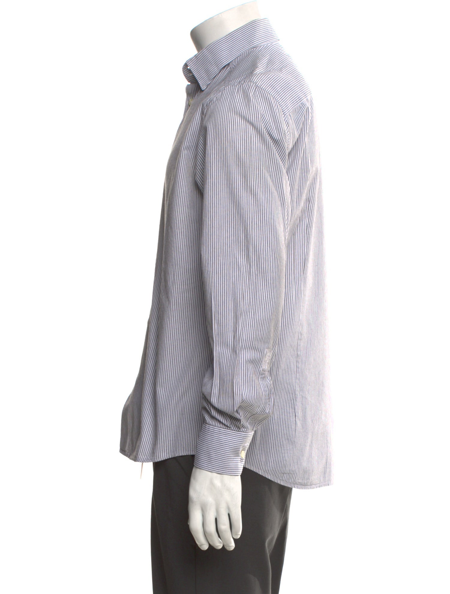 Versace Collection Striped Long Sleeve Shirt