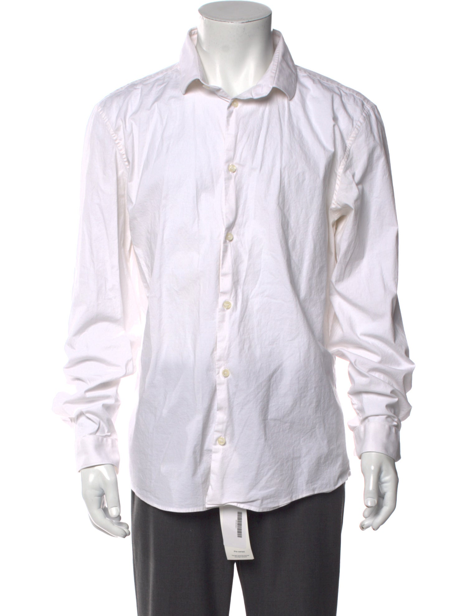 Versace Collection Striped Long Sleeve Dress Shirt