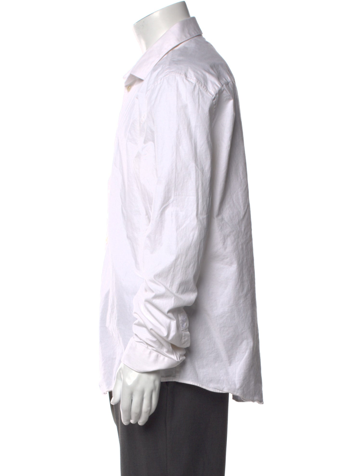 Versace Collection Striped Long Sleeve Dress Shirt