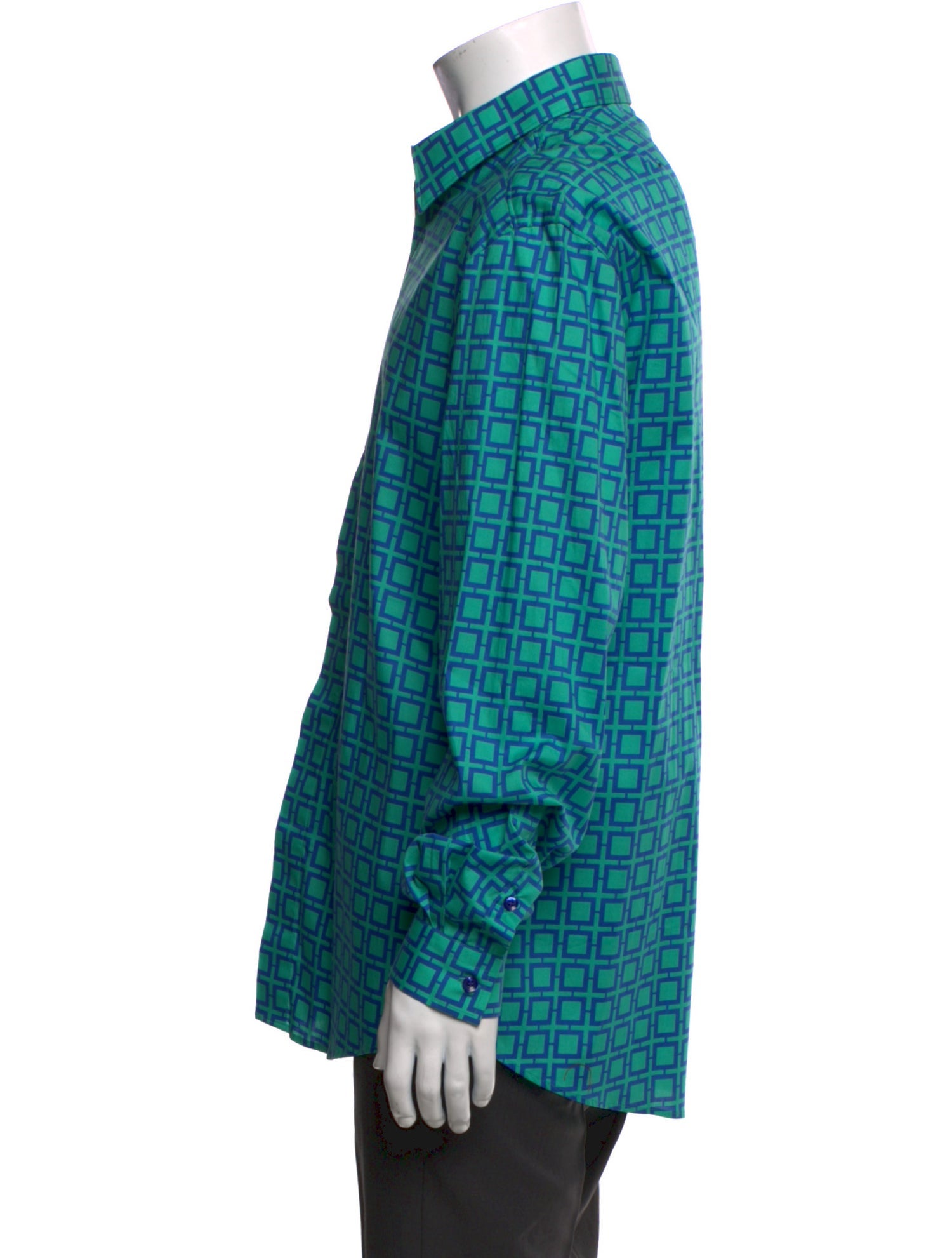 Versace Collection Plaid Print Long Sleeve Shirt w/ Tags