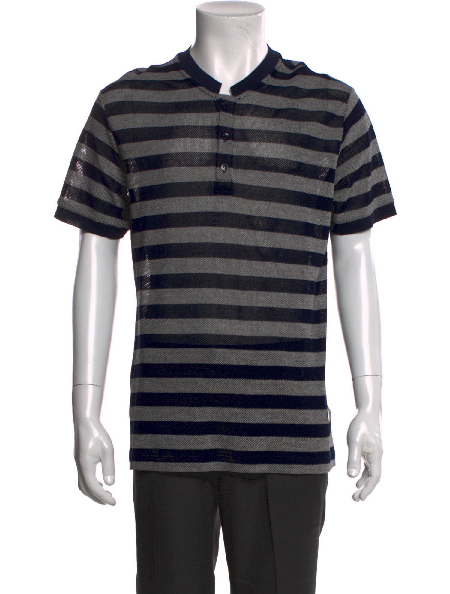 Versace Collection Striped Short Sleeve Shirt