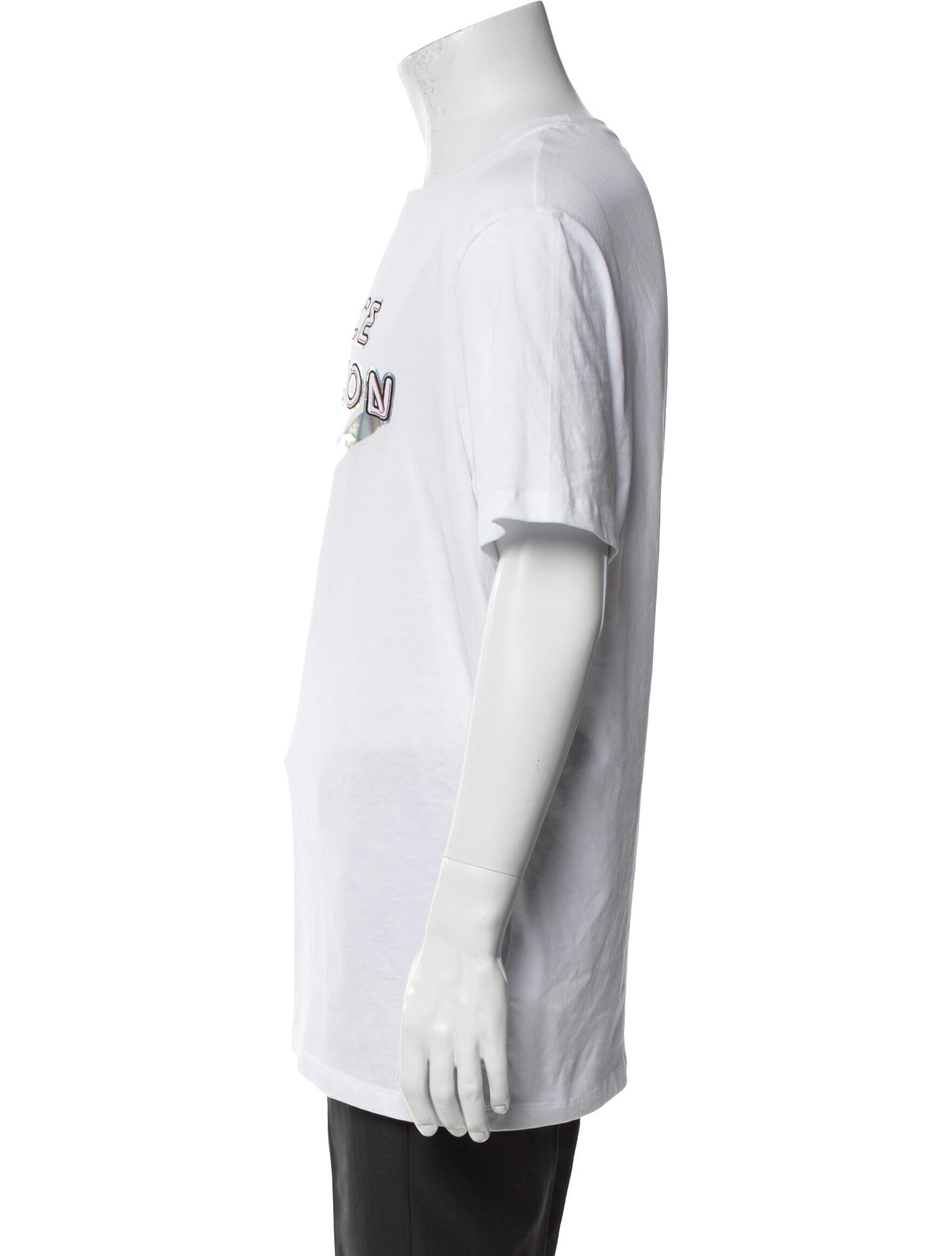 Versace Collection Graphic Print Crew Neck T-Shirt