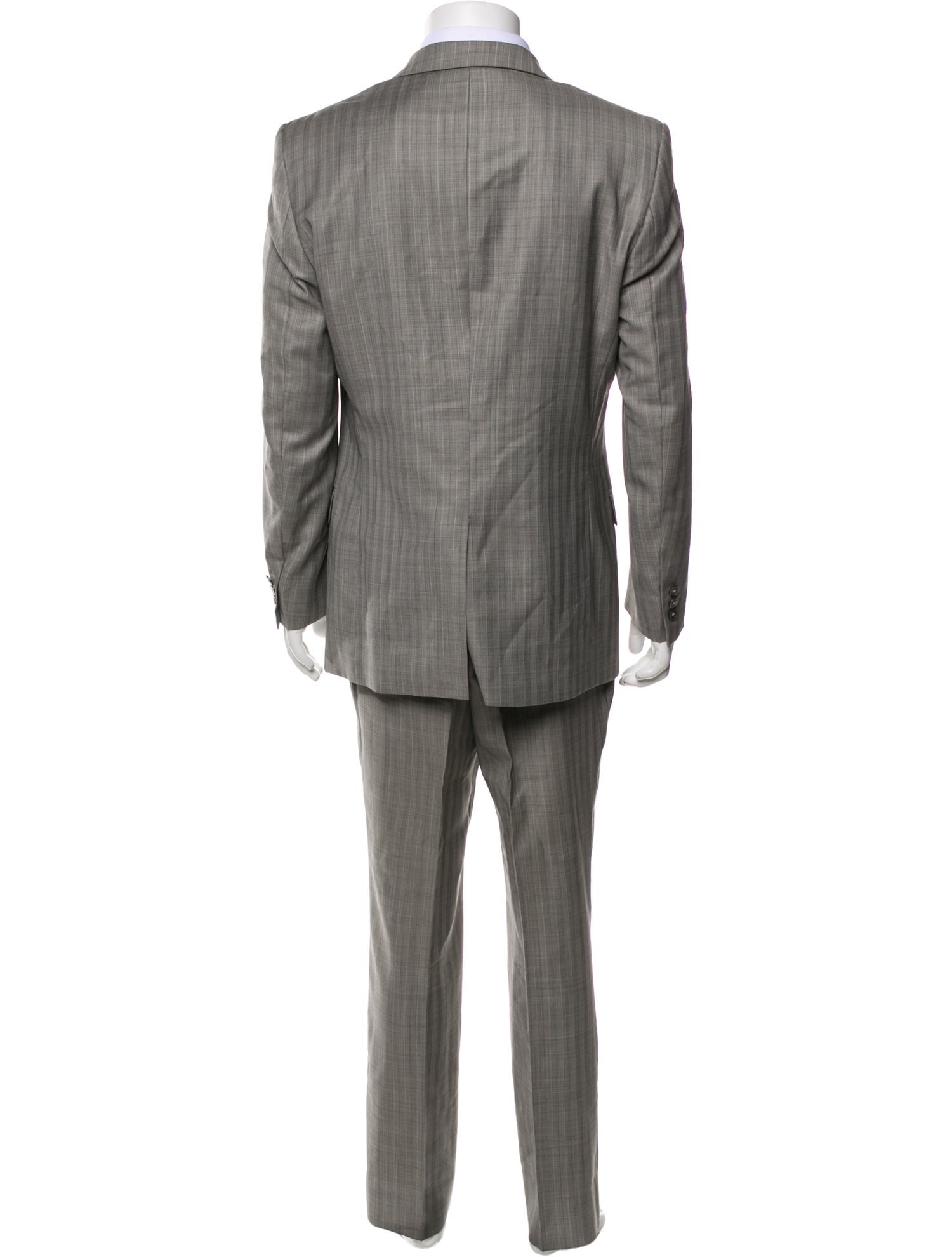 Wool Patterned Two-Piece Suit