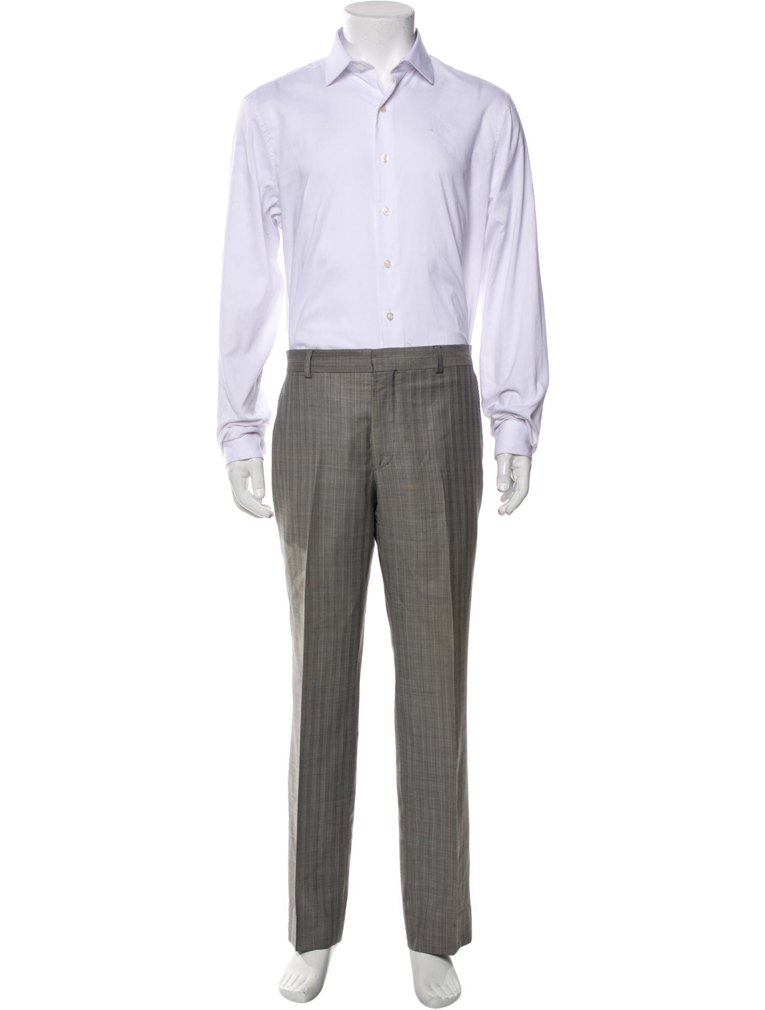 Wool Patterned Two-Piece Suit