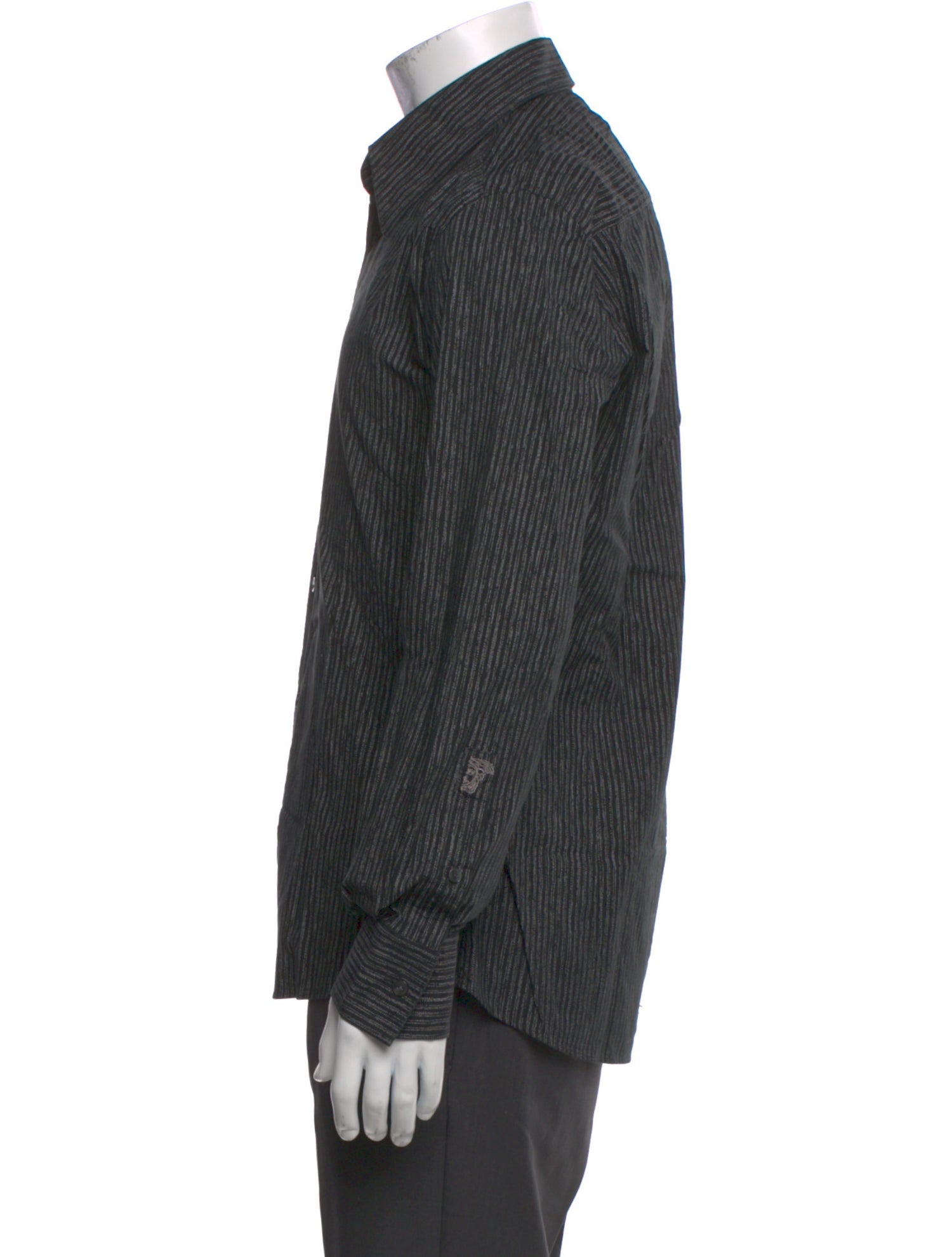 Versace Collection Striped Long Sleeve Shirt