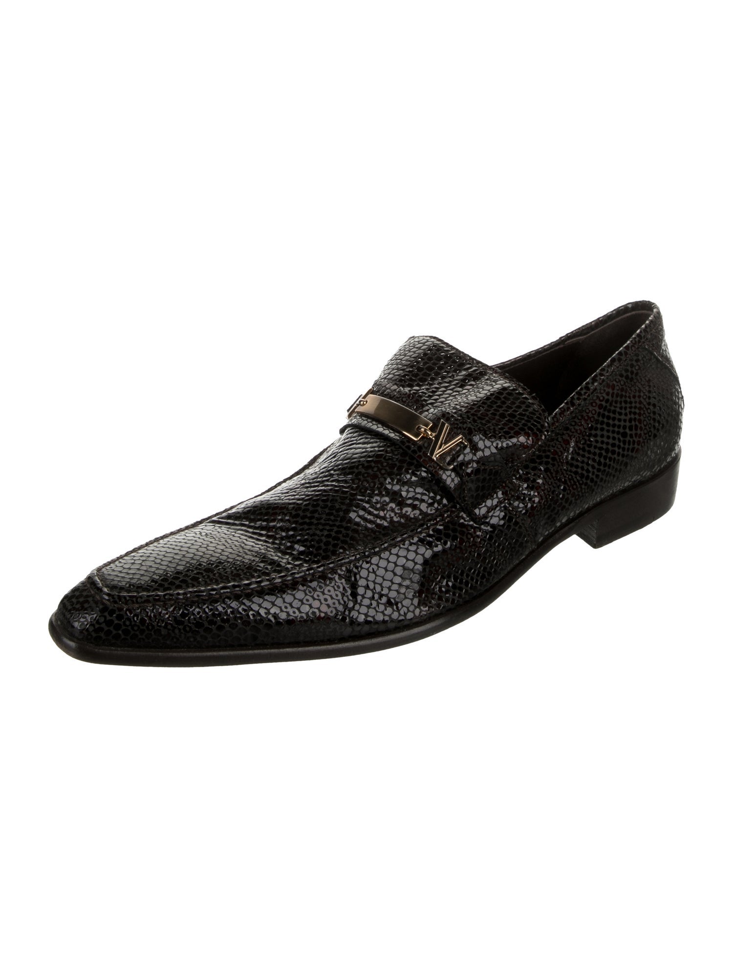 Versace Collection Leather Monk Straps