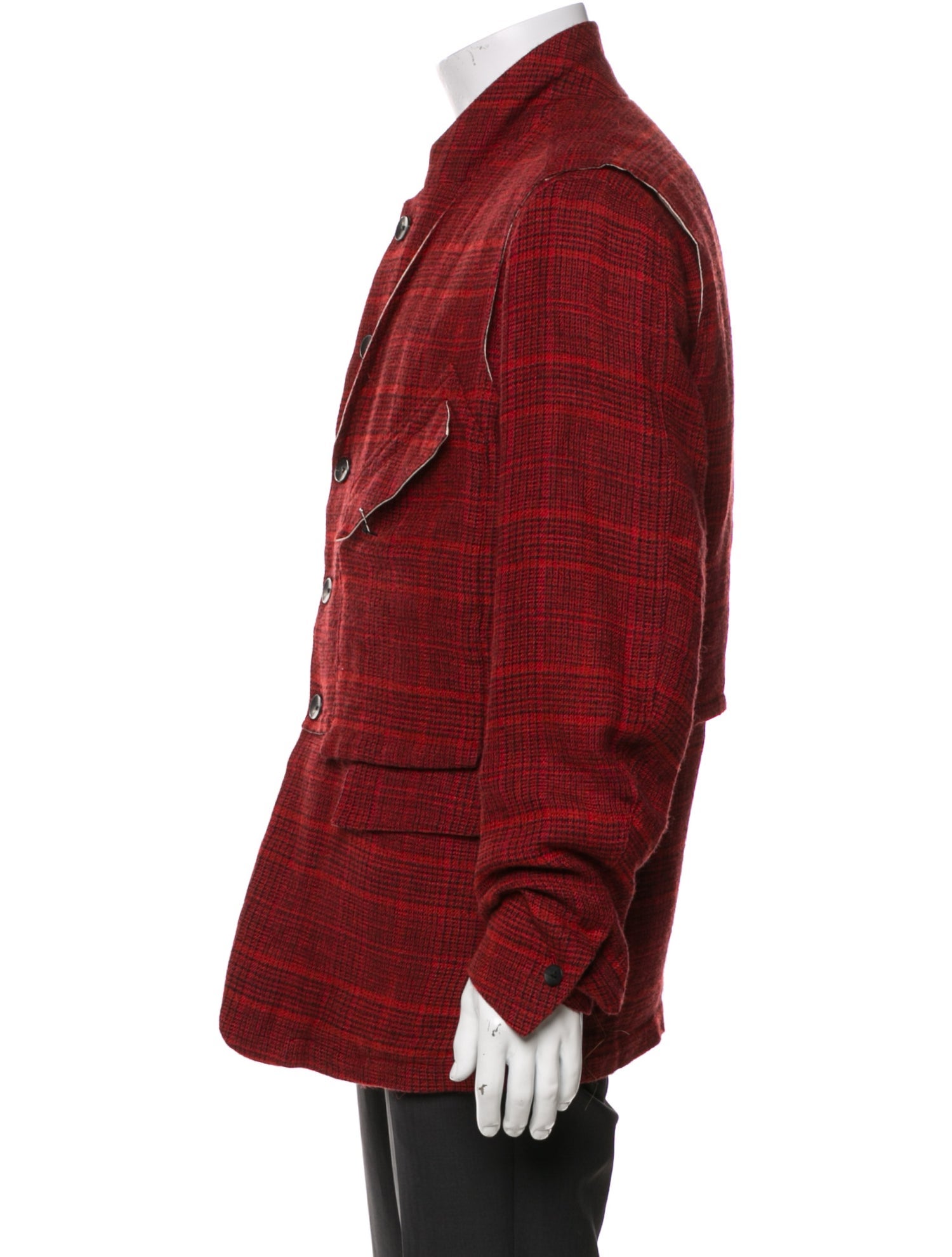 The Viridi-Anne Plaid Print Blazer w/ Tags