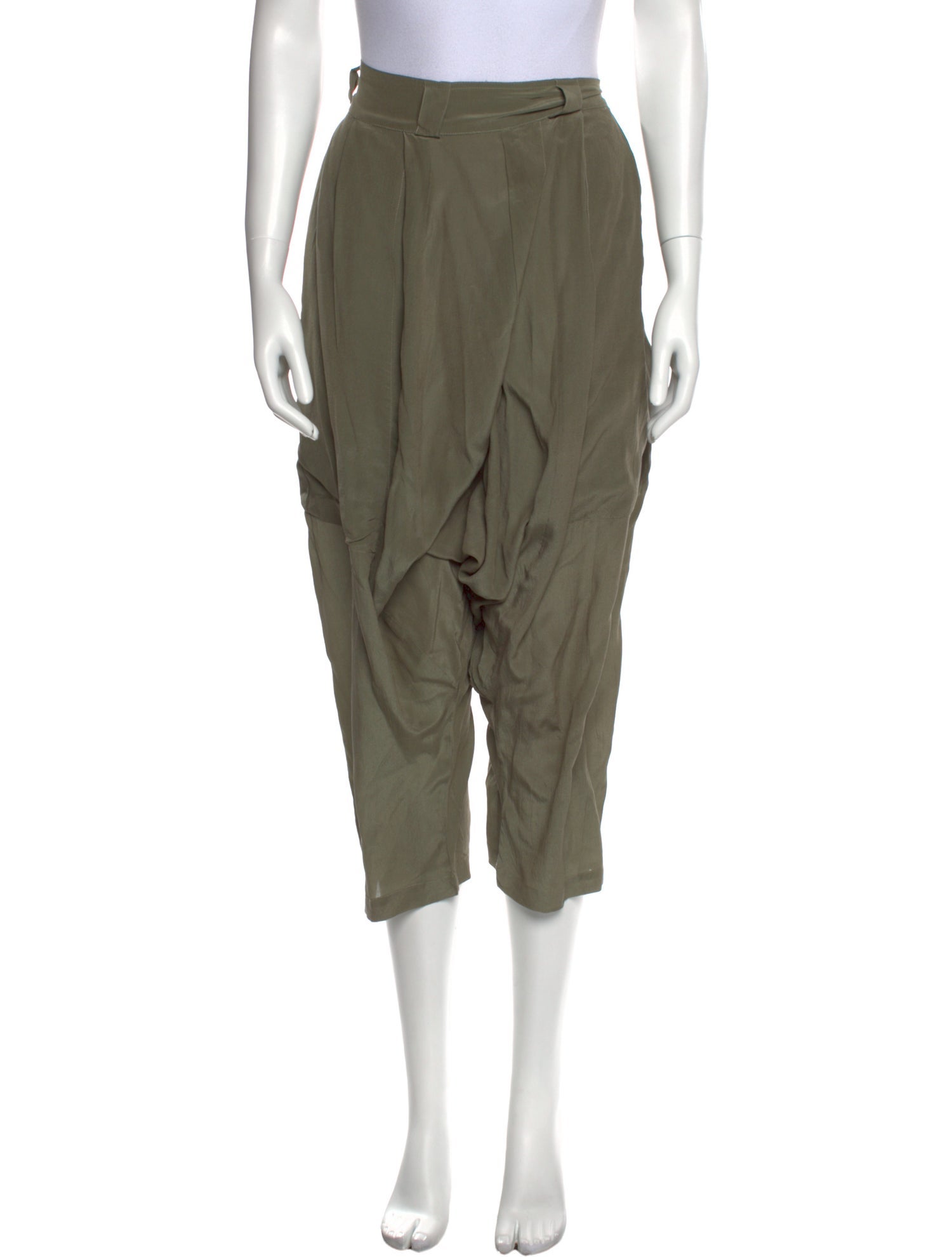 VACANCES Silk Straight Leg Pants