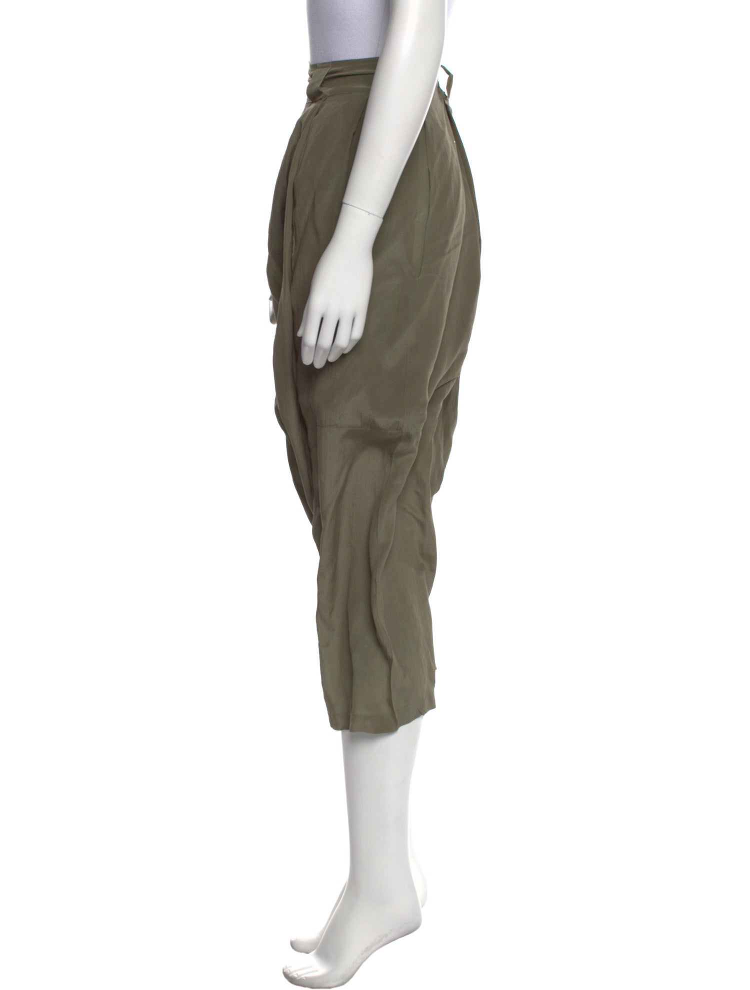 VACANCES Silk Straight Leg Pants