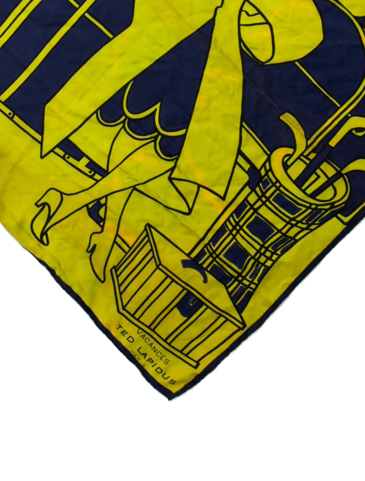 VACANCES Silk Printed Scarf