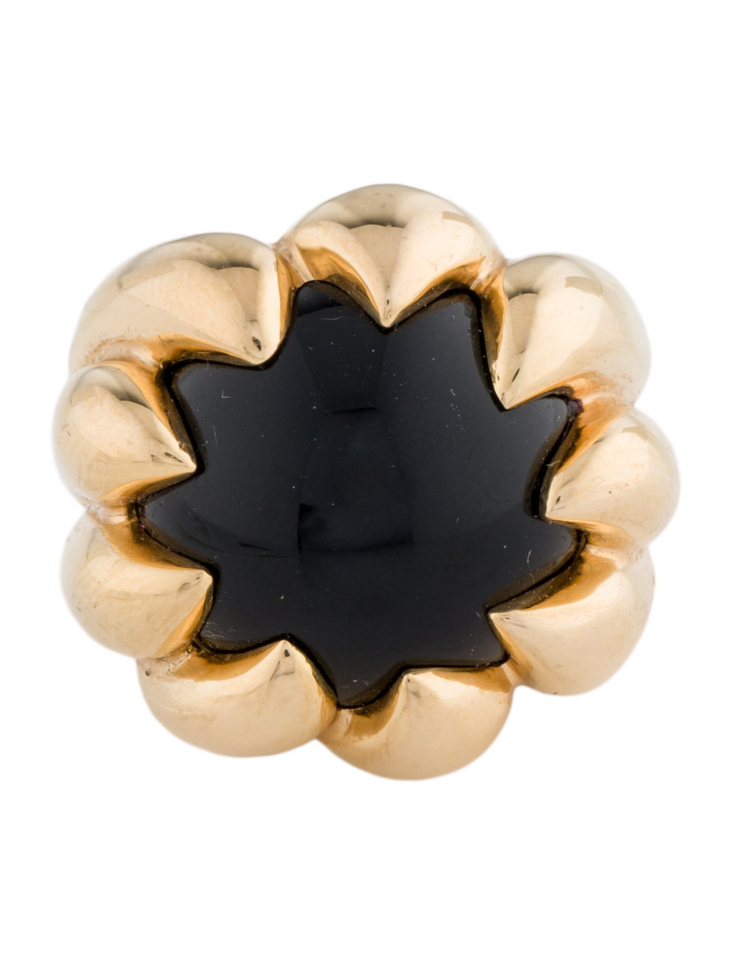 Valentin Magro 18K Onyx Cocktail Ring