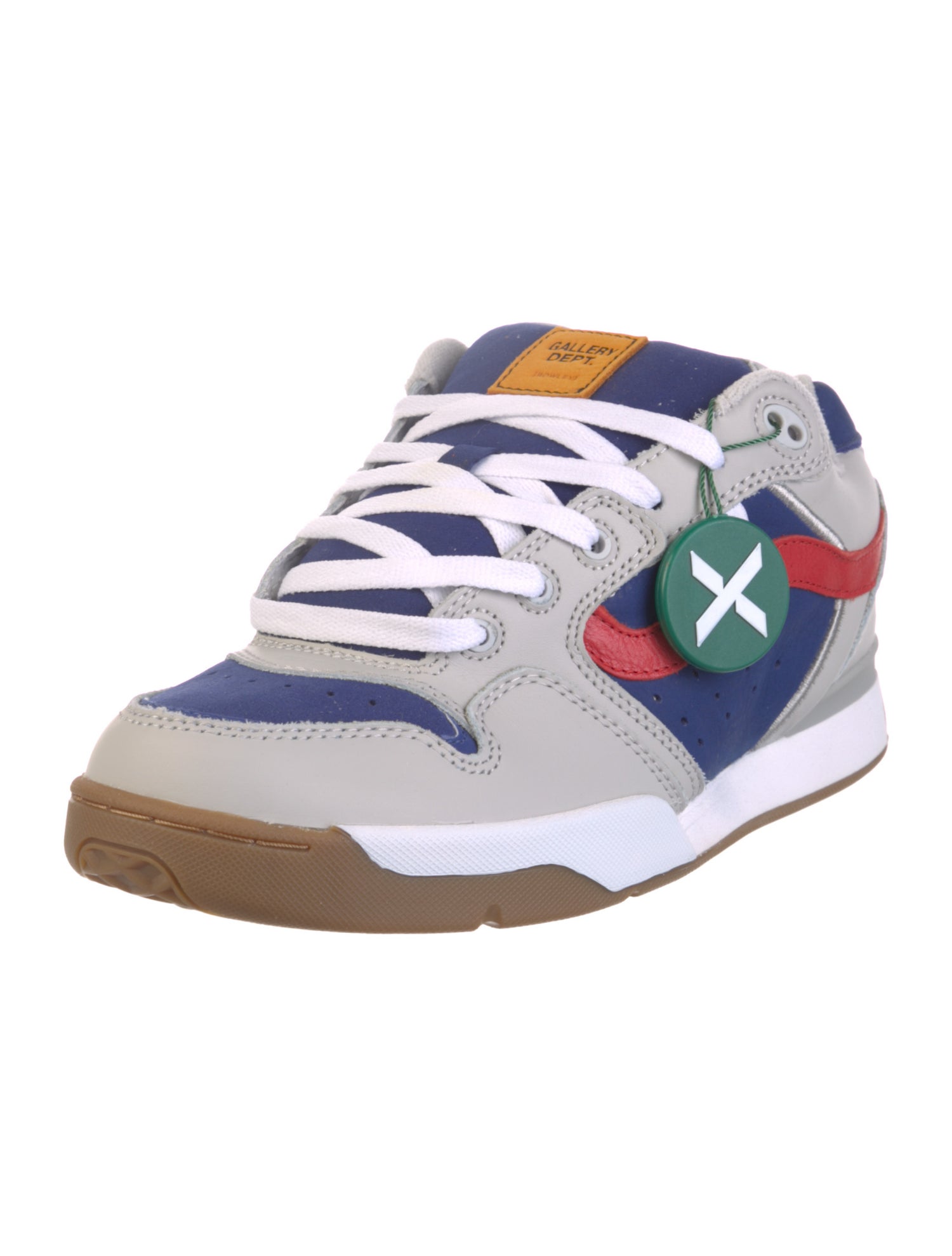 Vans x Gallery Dept. Leather Colorblock Pattern Sneakers w/ Tags