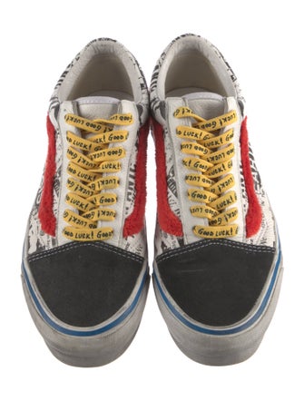 Vans x Gallery Dept. Leather Printed Sneakers